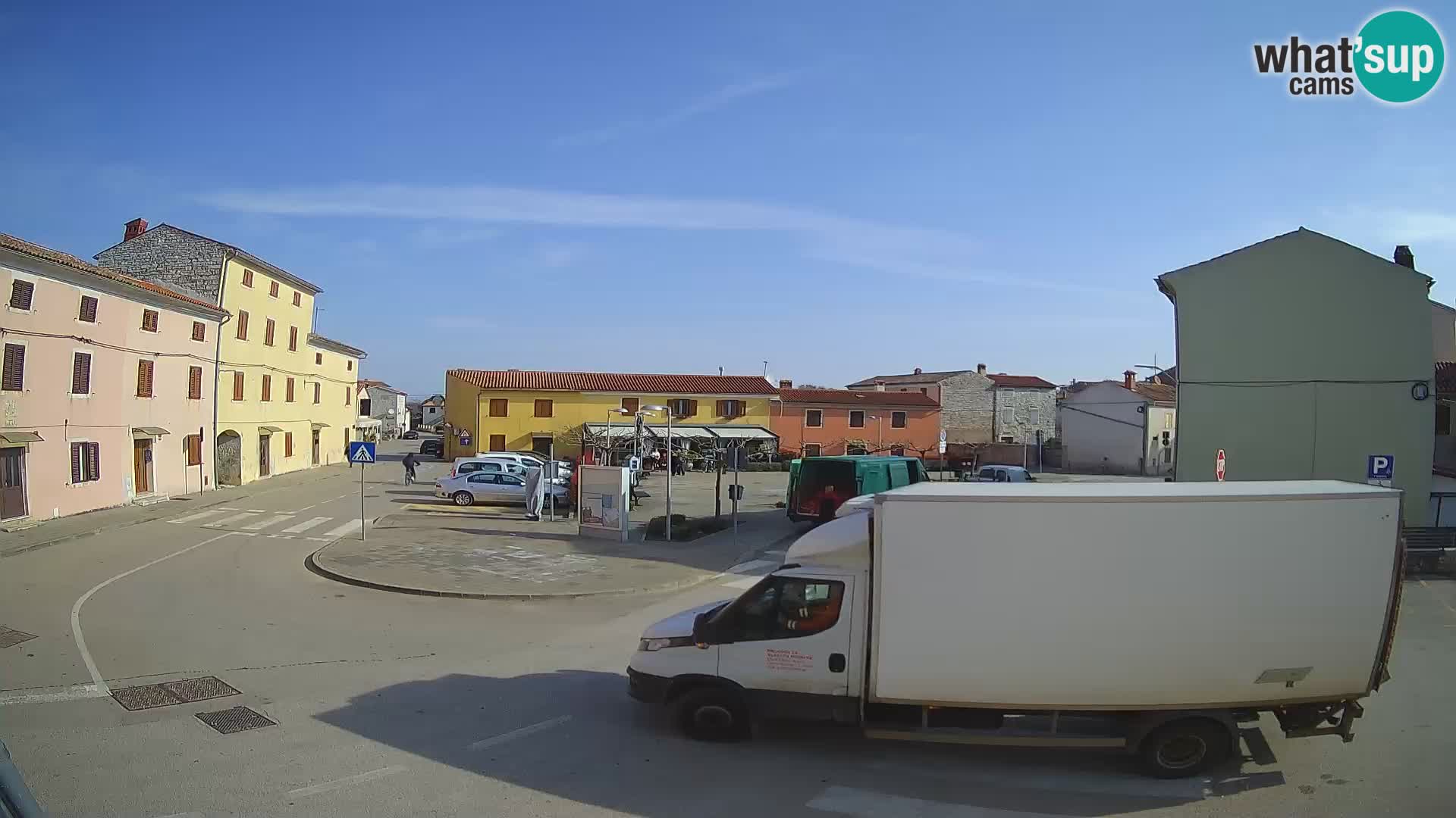Bale, webcam de la plaza La Musa – Istria – Croacia