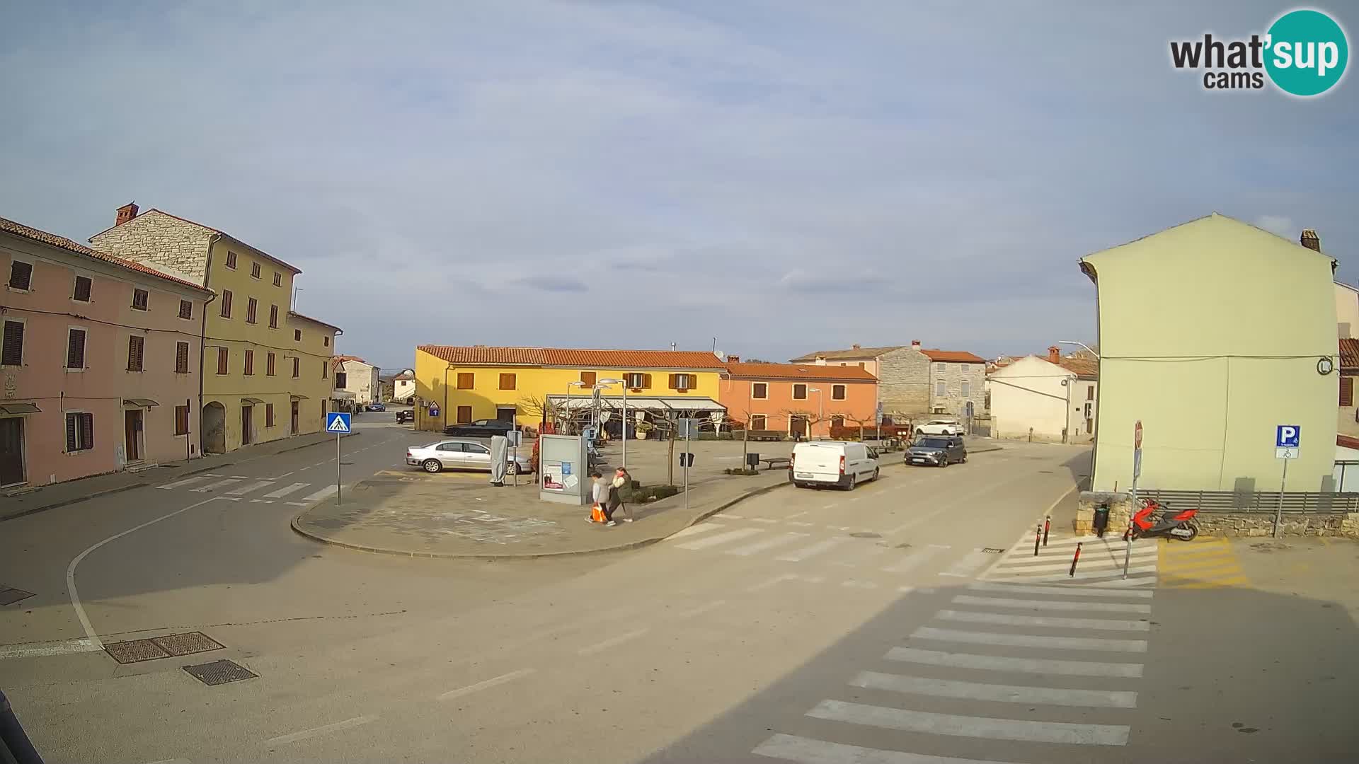 Bale, webcam de la place La Musa – Istrie – Croatie