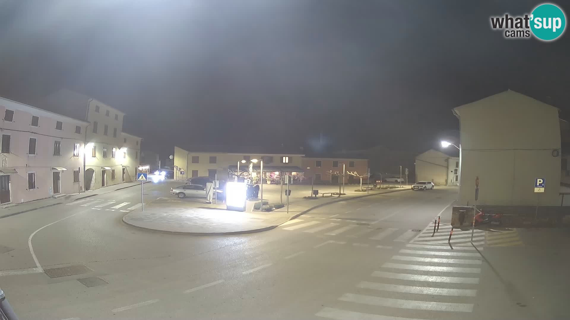 Bale, webcam de la place La Musa – Istrie – Croatie