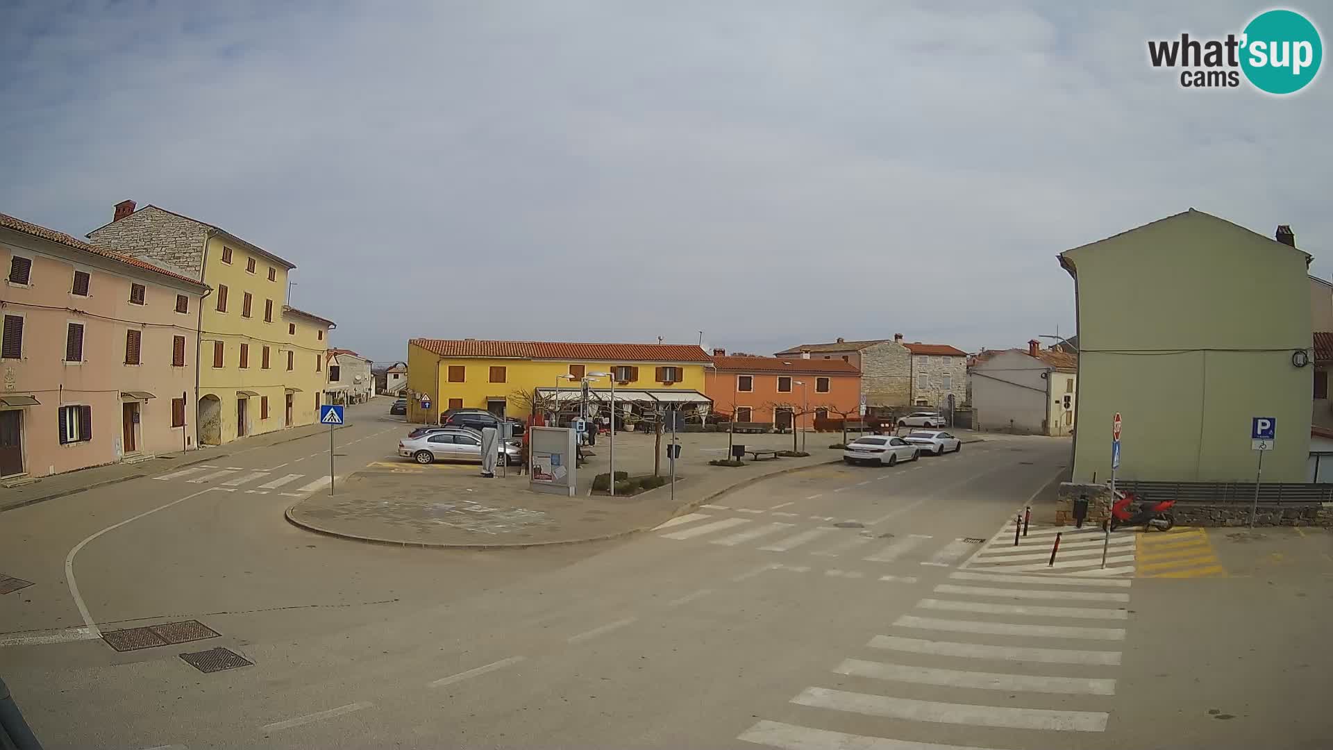 Bale, webcam de la plaza La Musa – Istria – Croacia