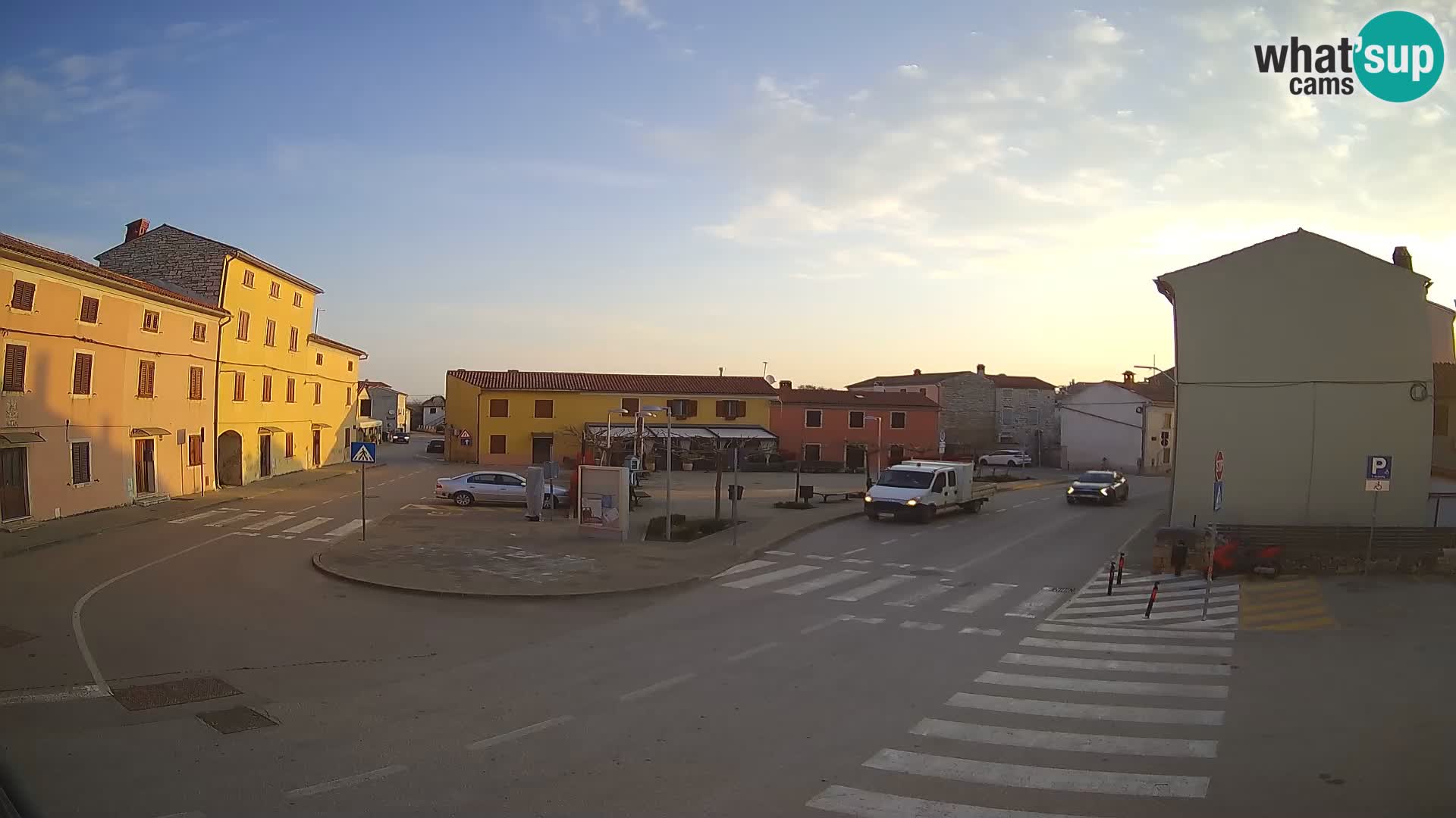 Bale, webcam de la plaza La Musa – Istria – Croacia