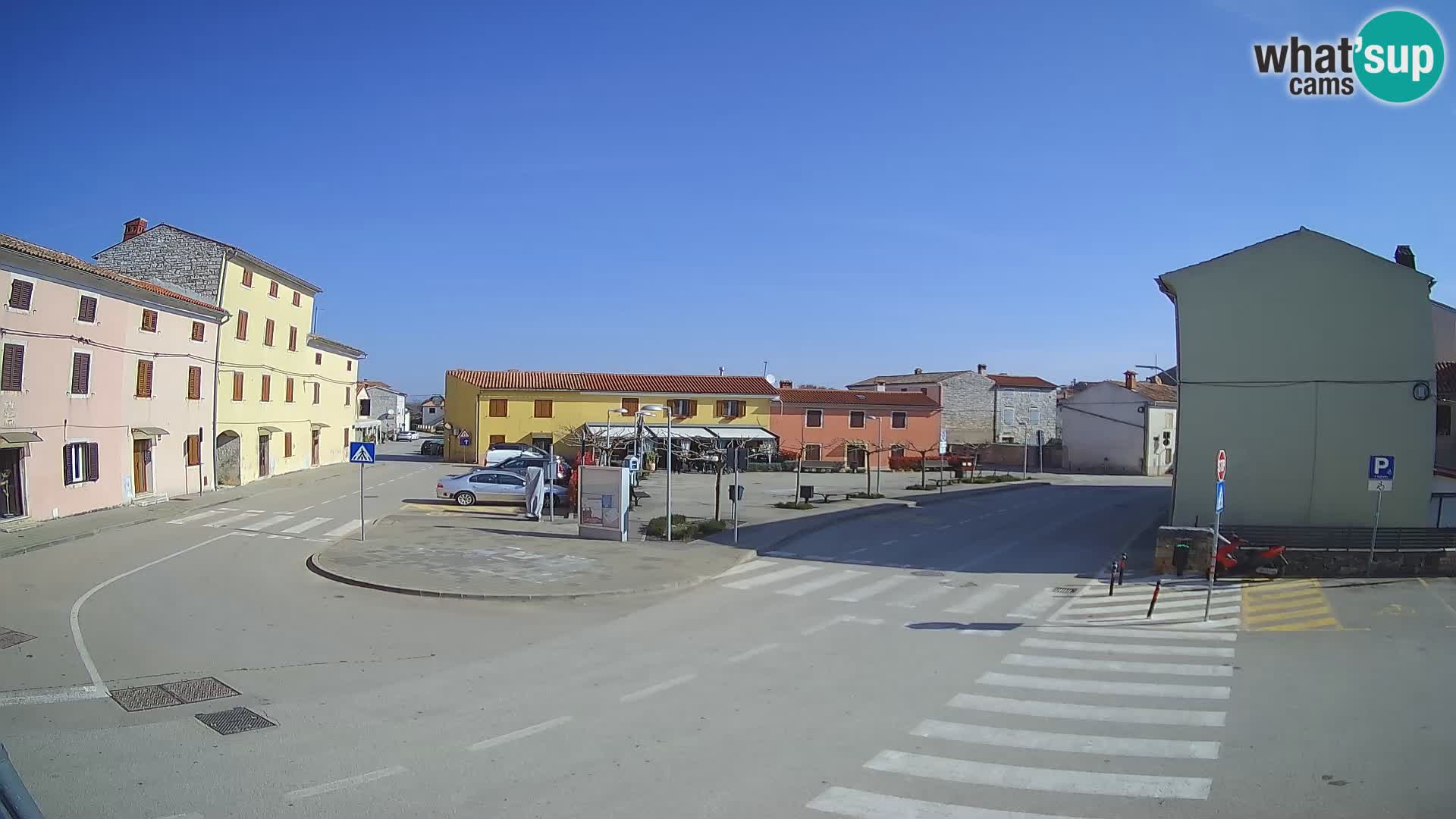 Bale, webcam de la plaza La Musa – Istria – Croacia