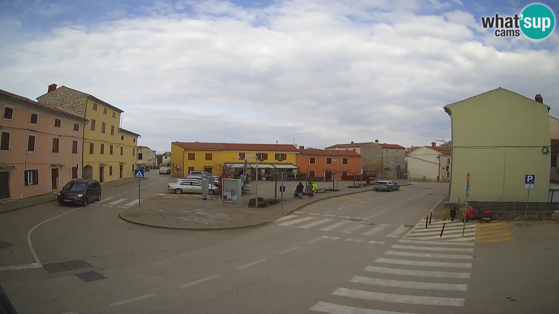 Bale, webcam de la place La Musa – Istrie – Croatie