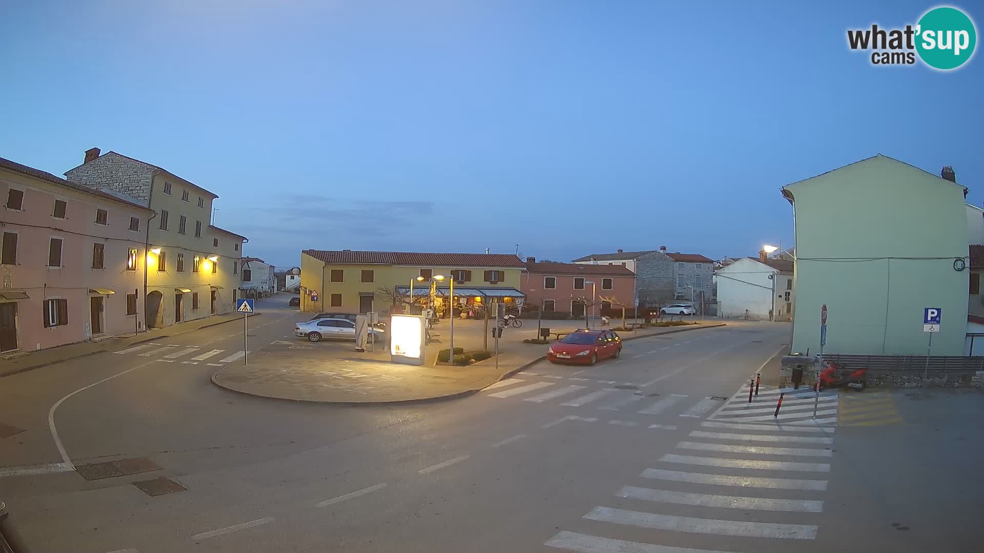 Bale, webcam de la place La Musa – Istrie – Croatie
