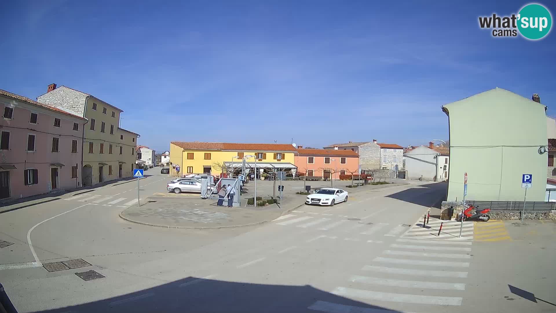 Bale, webcam de la place La Musa – Istrie – Croatie