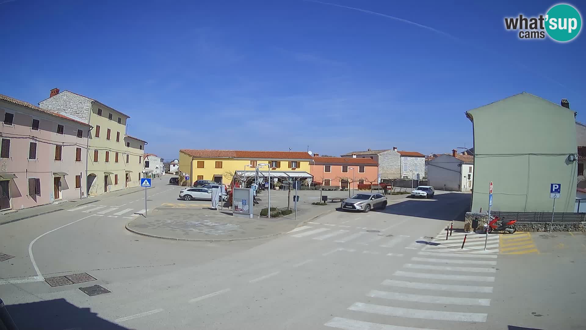Bale, webcam de la plaza La Musa – Istria – Croacia