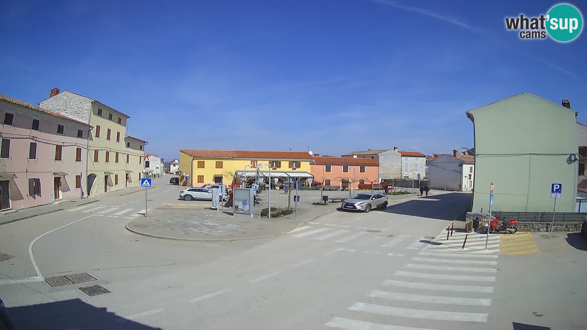 Bale, webcam de la plaza La Musa – Istria – Croacia