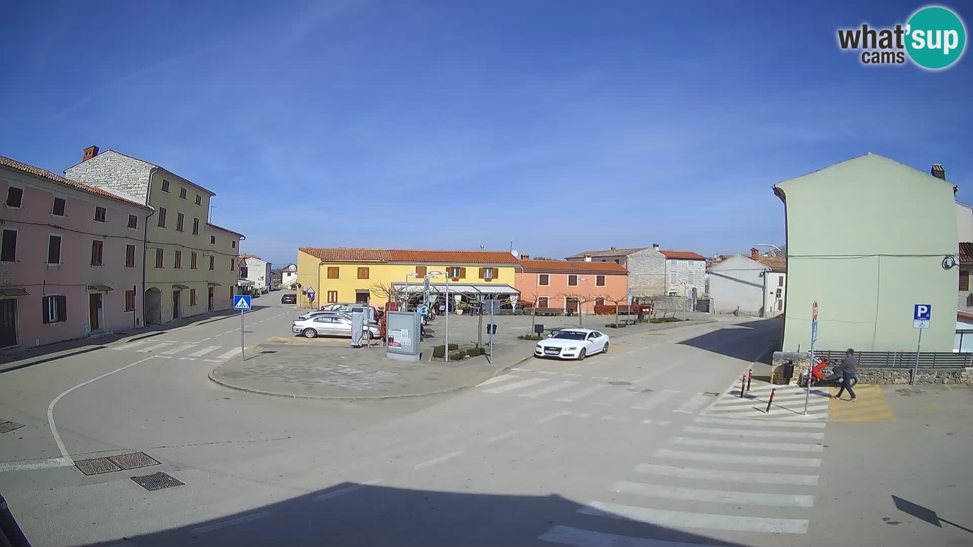 Bale, webcam de la plaza La Musa – Istria – Croacia