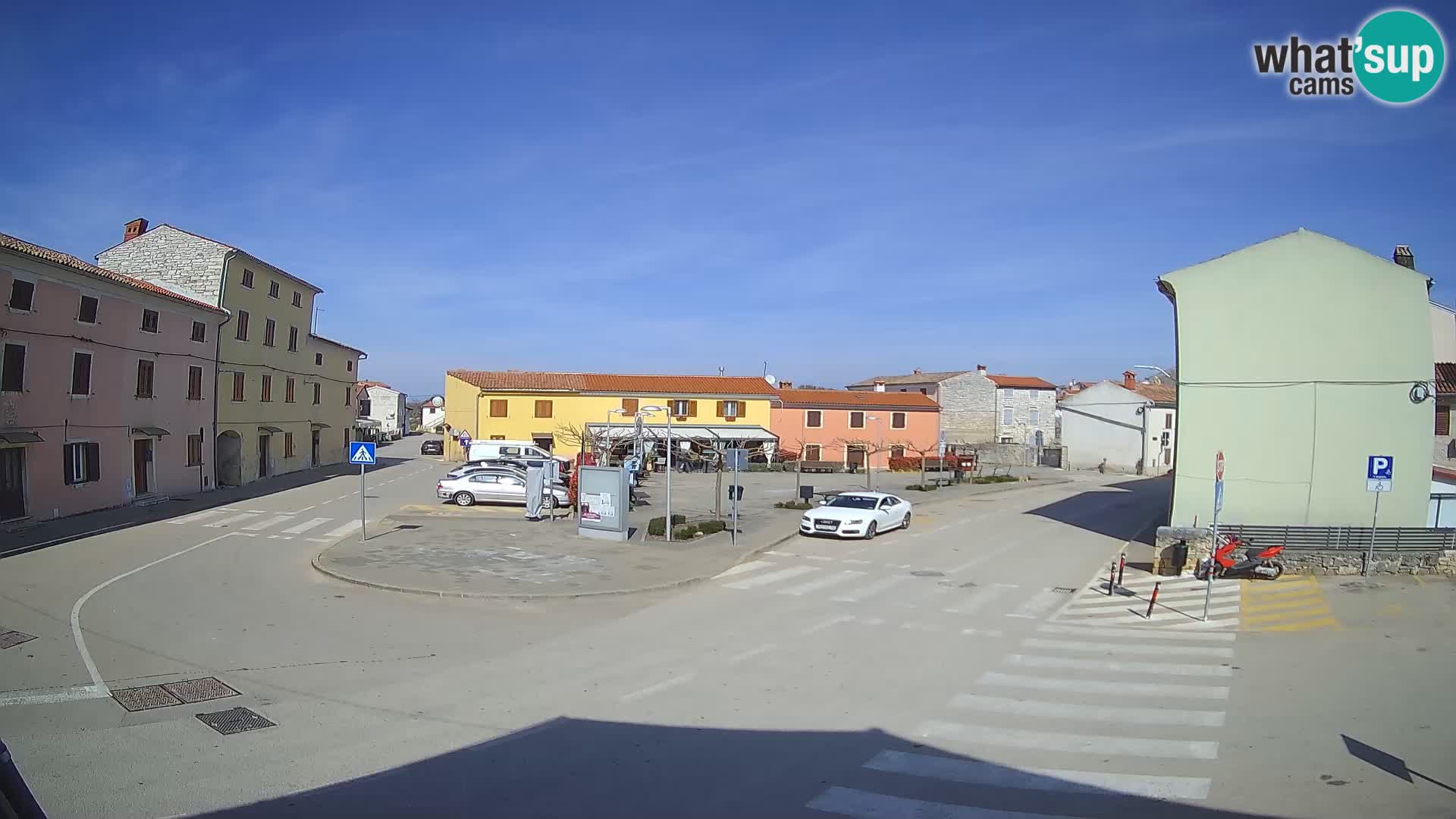 Bale, webcam de la plaza La Musa – Istria – Croacia