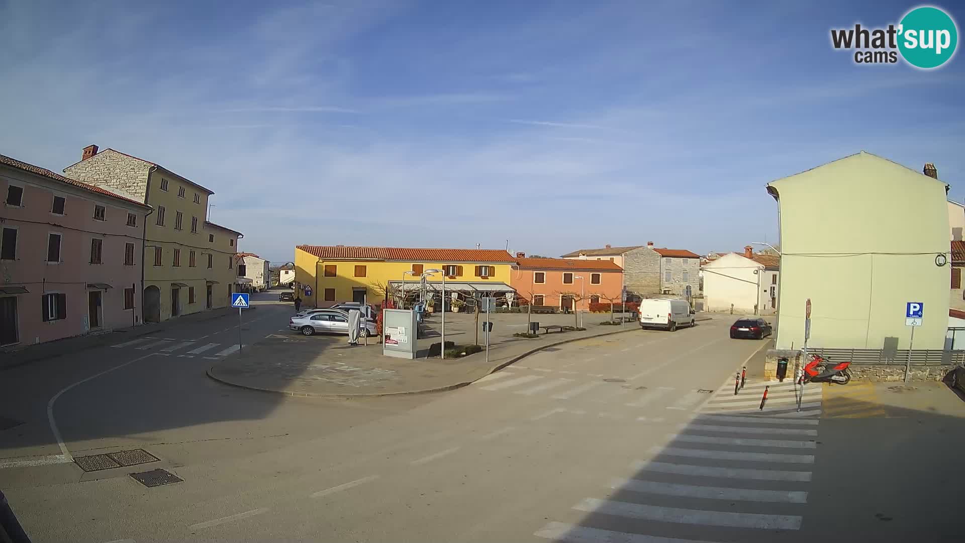 Bale, webcam de la plaza La Musa – Istria – Croacia