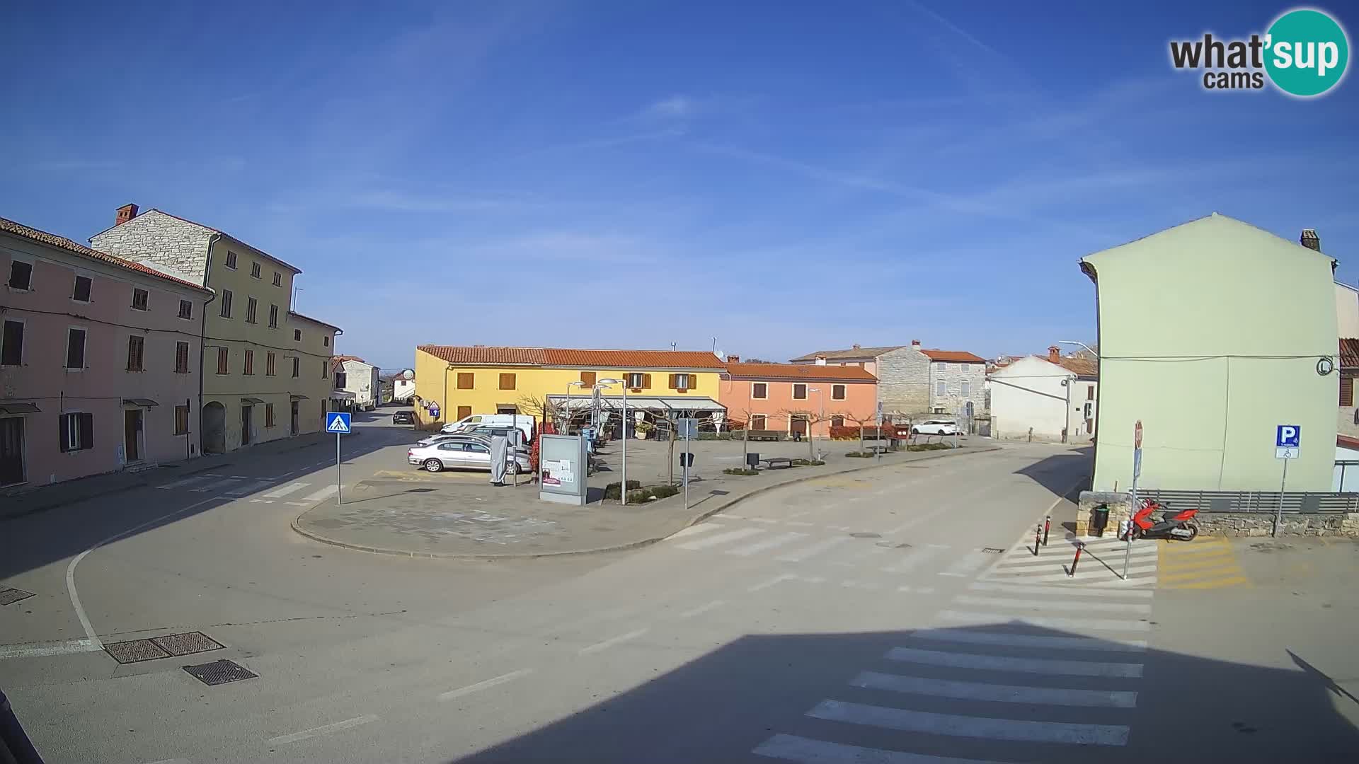 Bale, webcam de la place La Musa – Istrie – Croatie