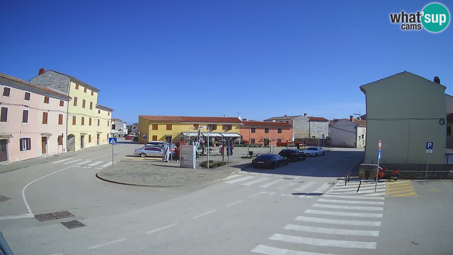 Bale Trg La Musa webcam – Istria – Croatia