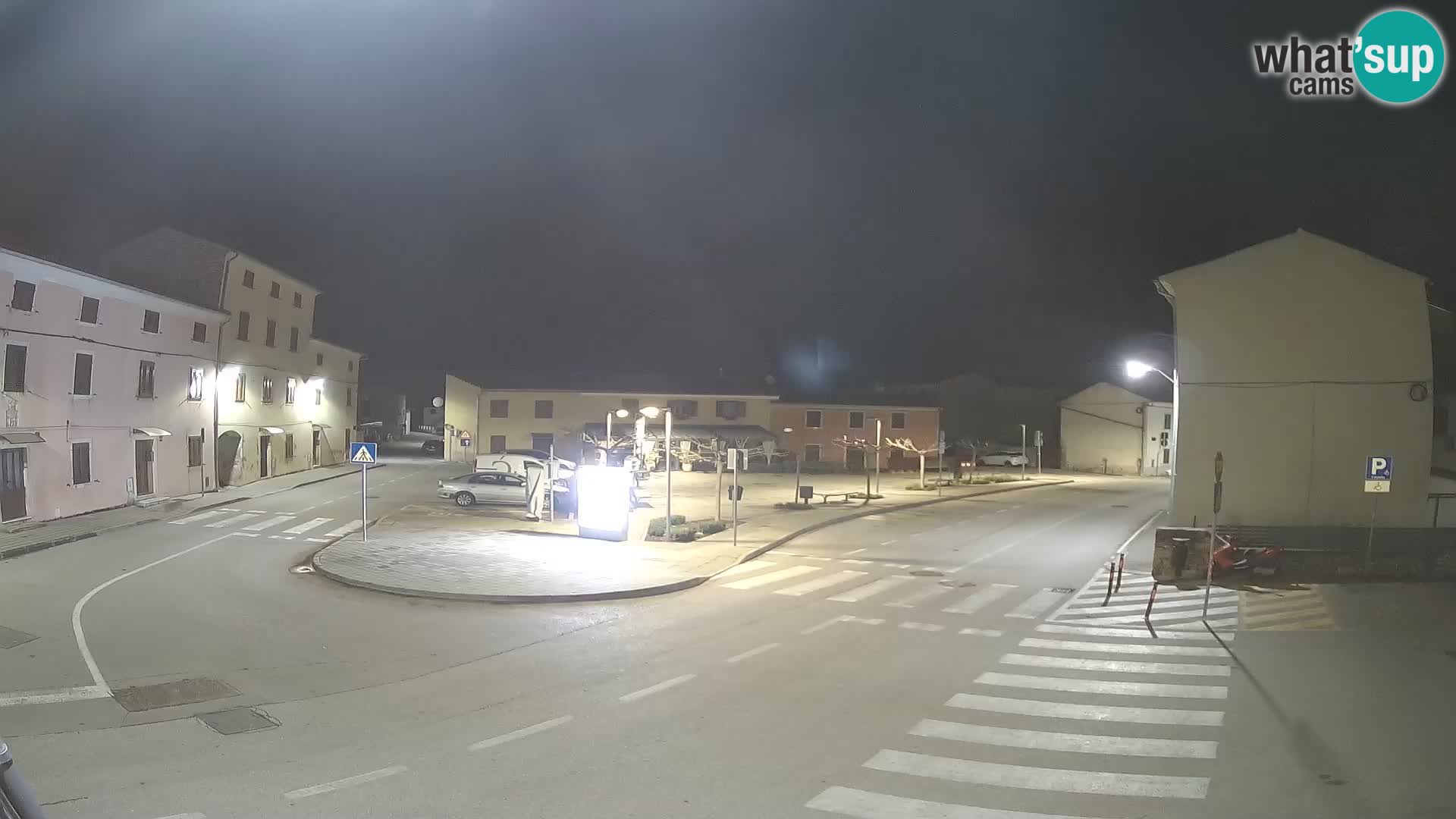 Bale, webcam de la plaza La Musa – Istria – Croacia