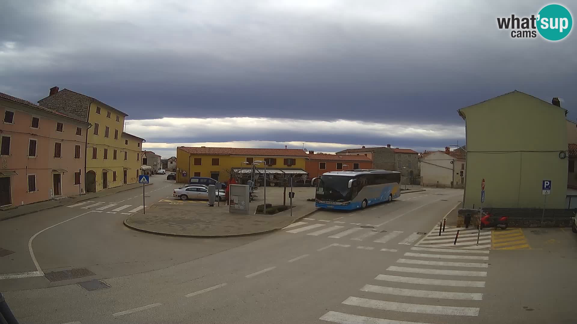 Bale, webcam de la place La Musa – Istrie – Croatie