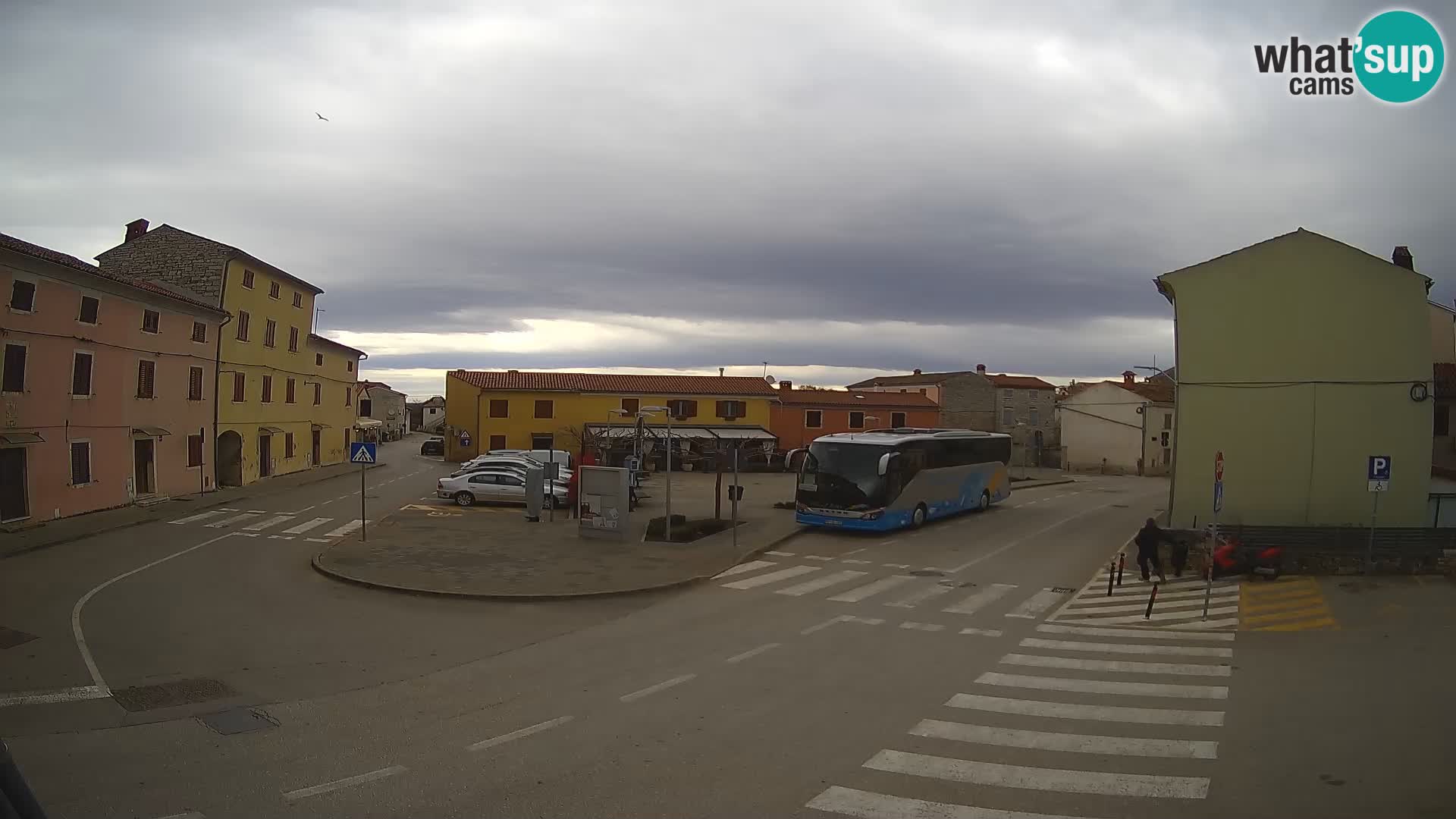 Bale, webcam de la place La Musa – Istrie – Croatie