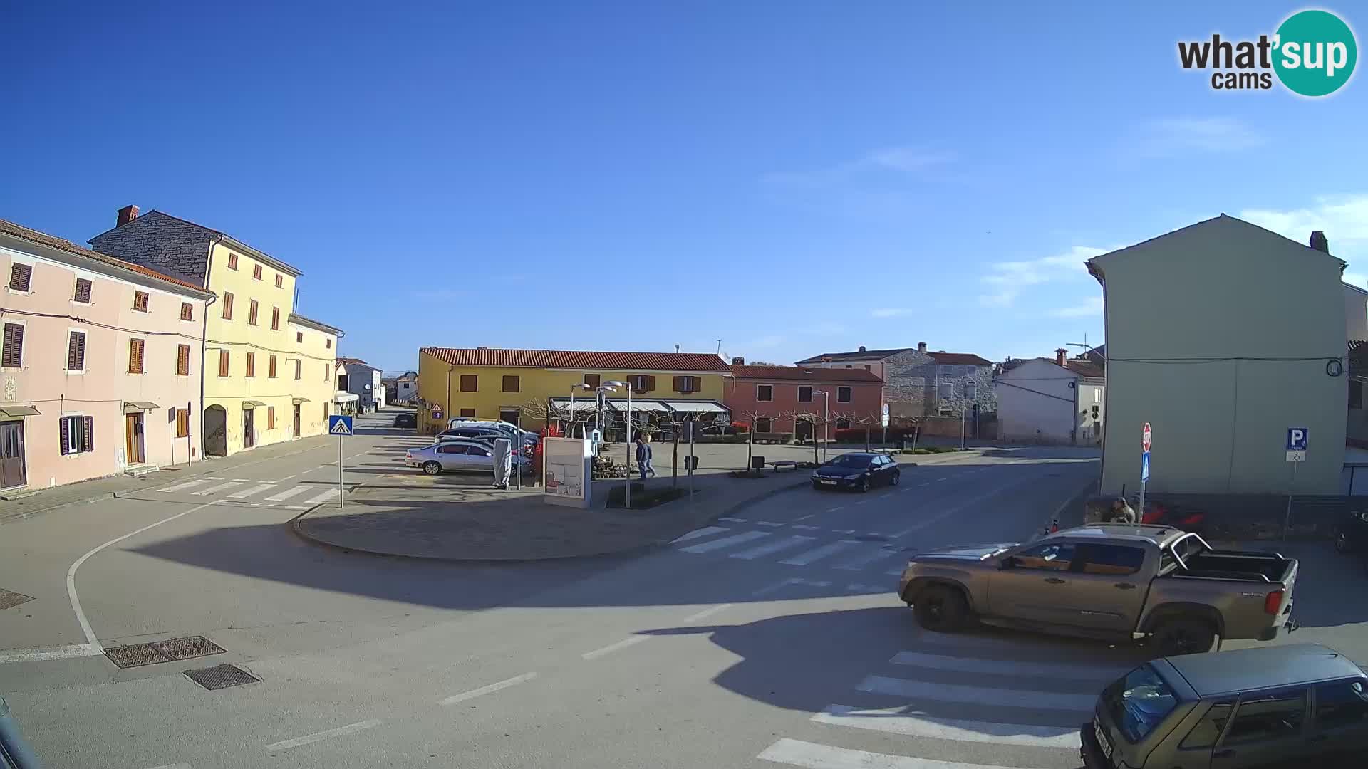 Bale, webcam de la plaza La Musa – Istria – Croacia