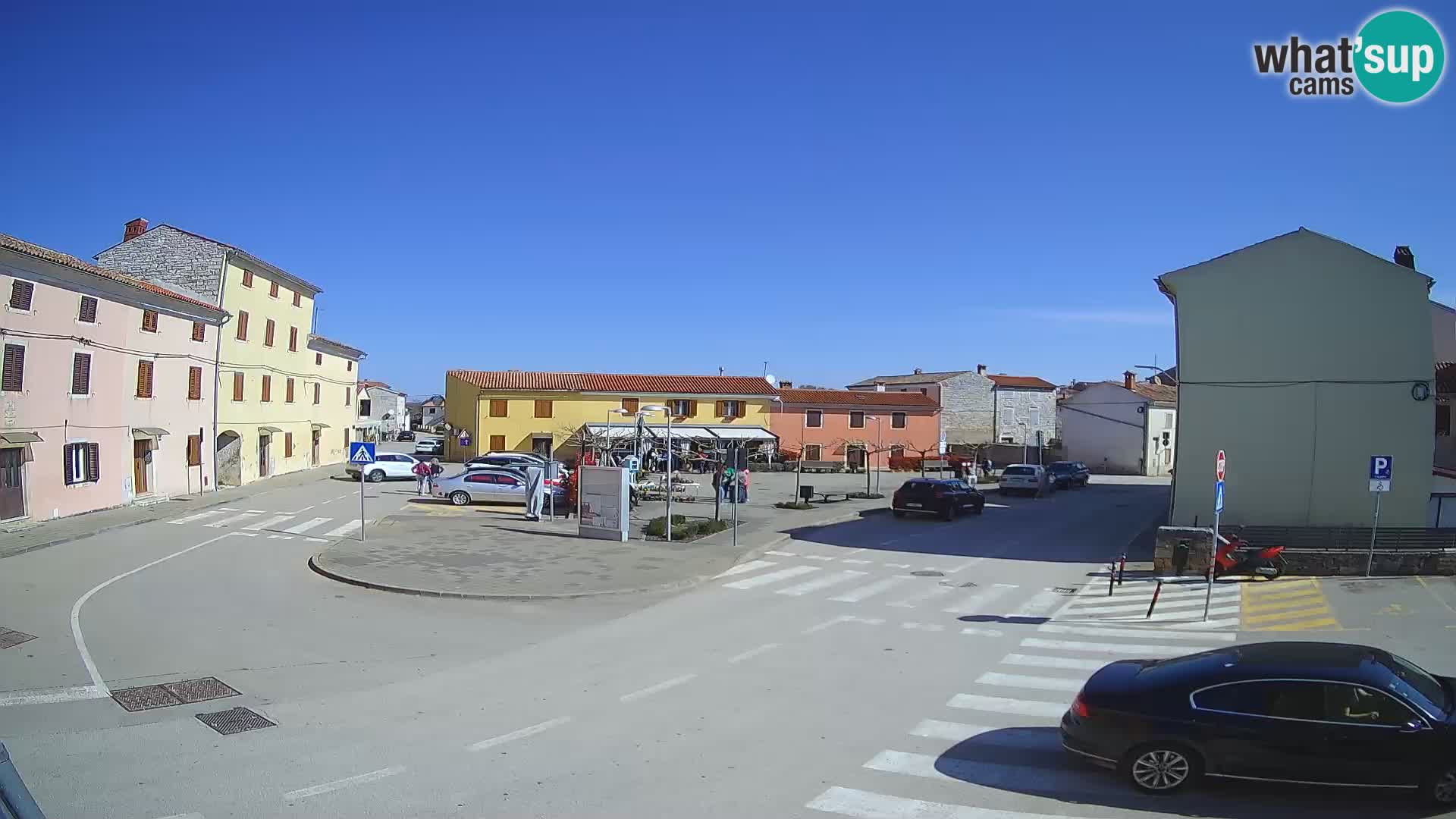 Bale, webcam de la plaza La Musa – Istria – Croacia