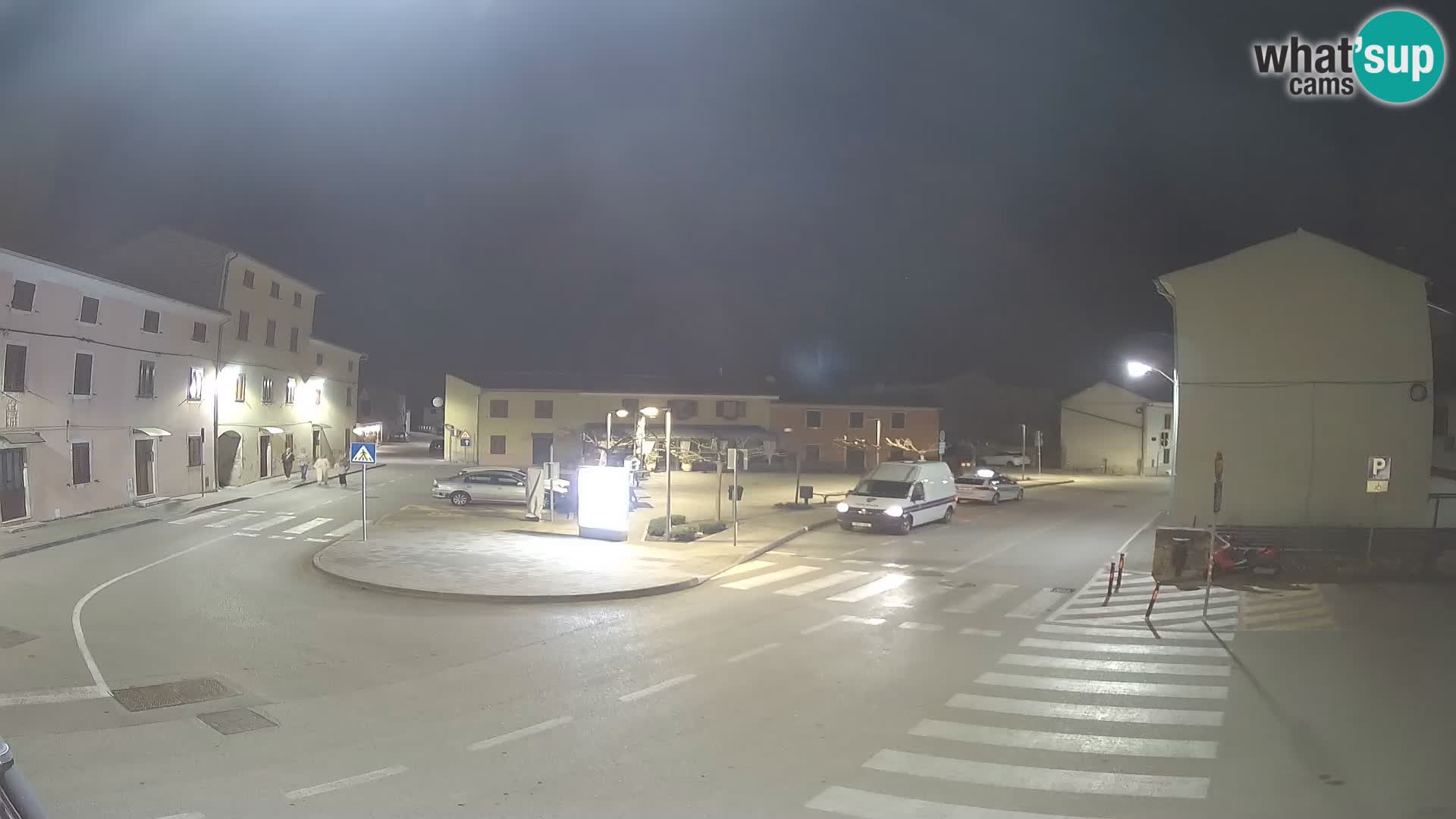 Bale, webcam de la place La Musa – Istrie – Croatie