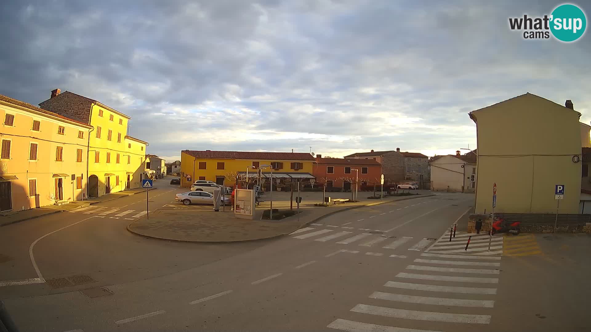 Bale, webcam de la place La Musa – Istrie – Croatie