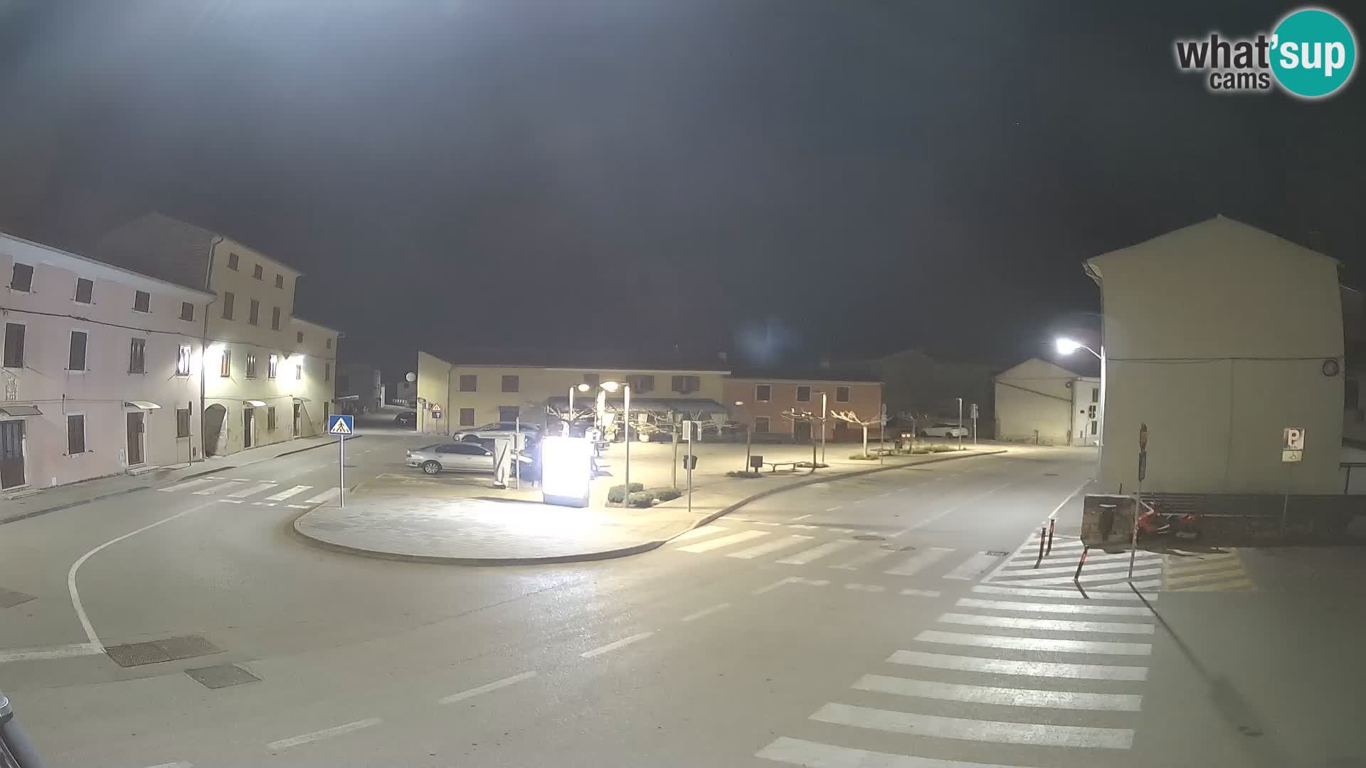 Bale, webcam de la plaza La Musa – Istria – Croacia