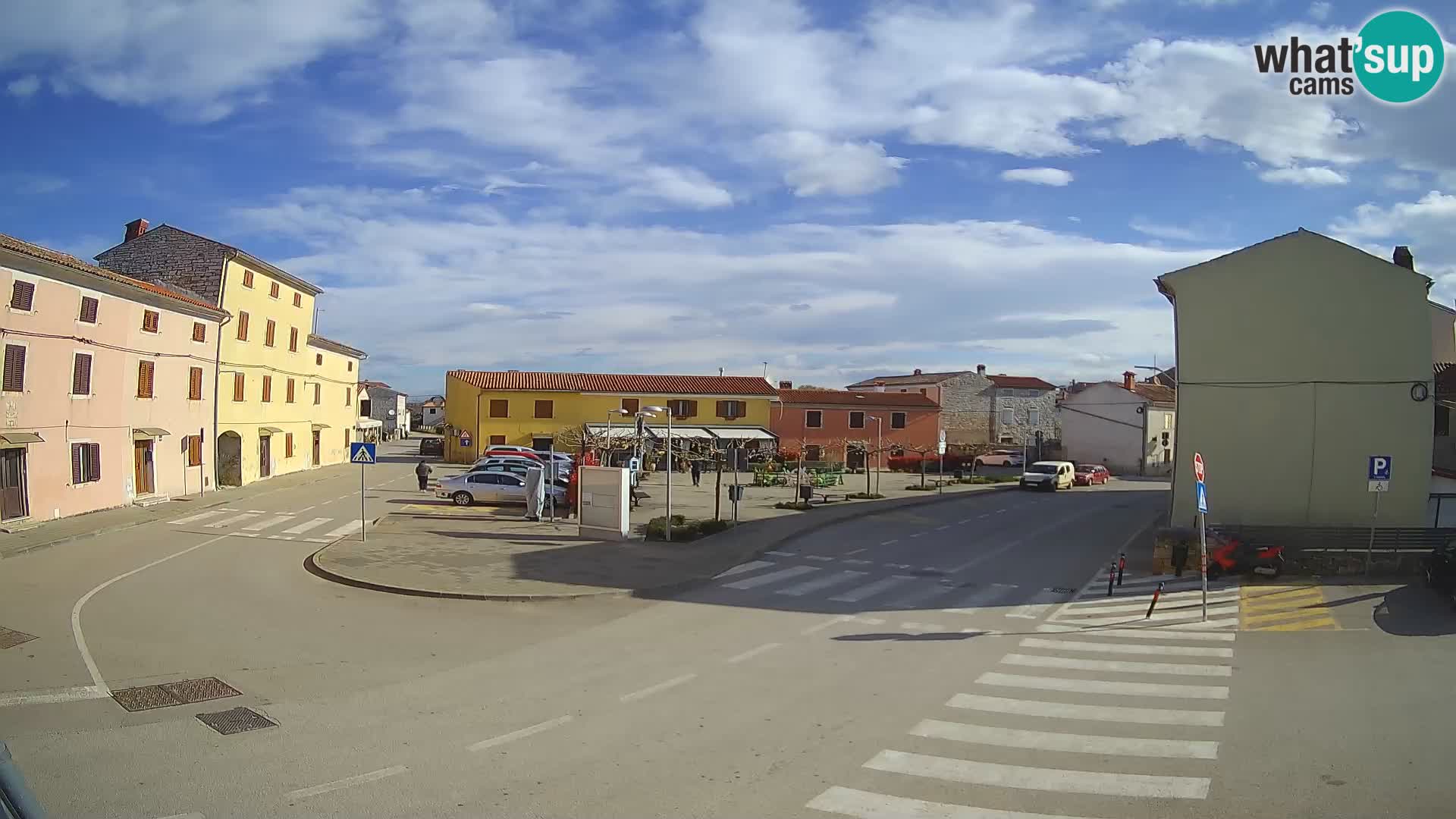 Bale, webcam de la plaza La Musa – Istria – Croacia