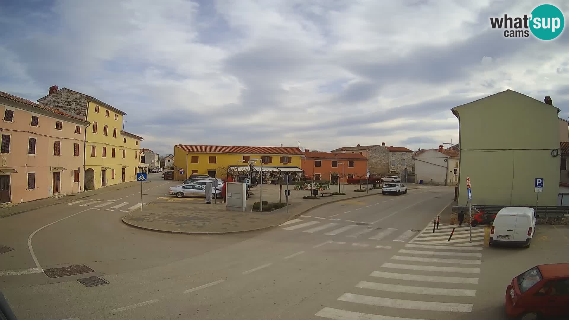 Bale, webcam de la plaza La Musa – Istria – Croacia