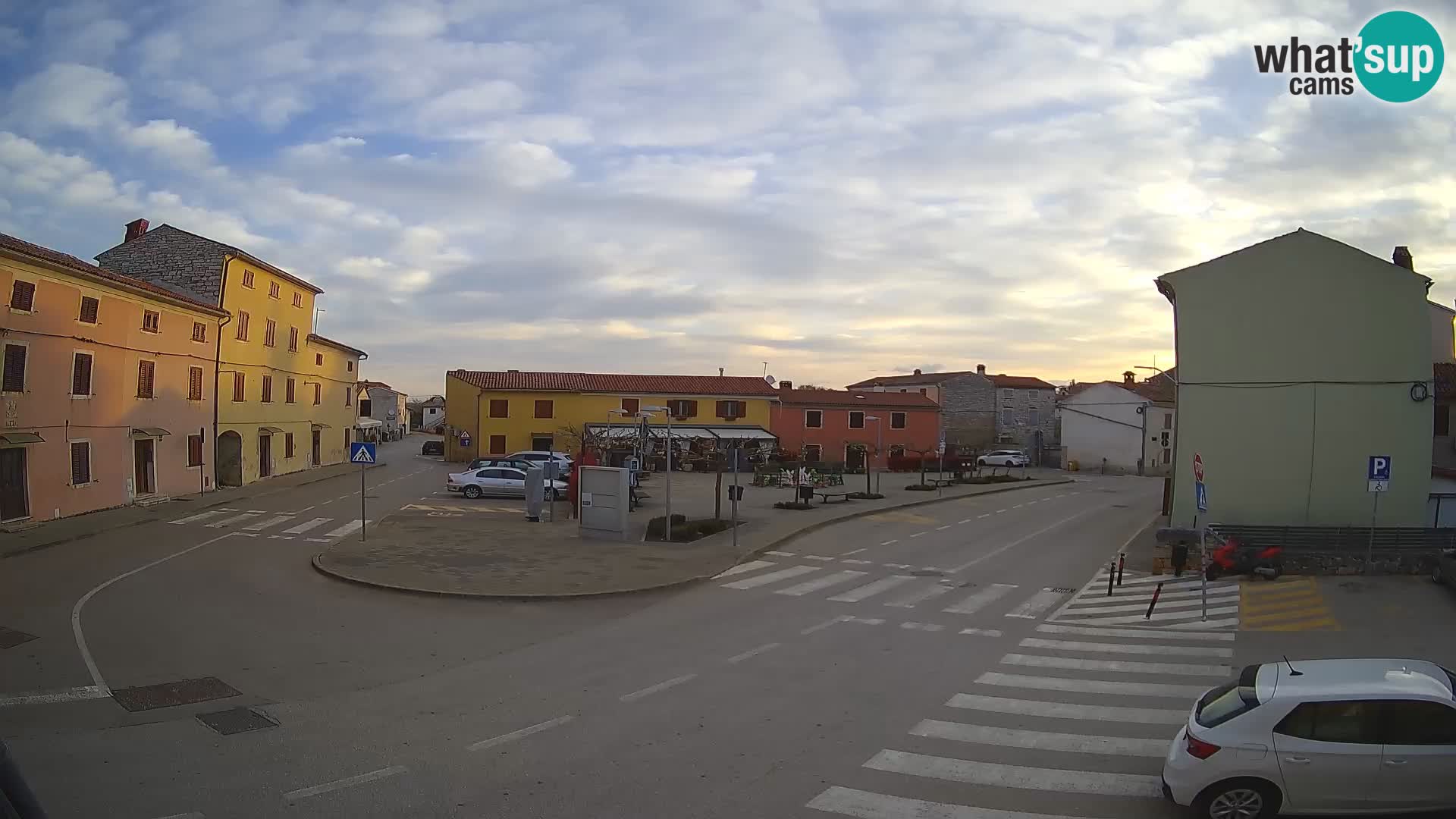 Bale, webcam de la place La Musa – Istrie – Croatie