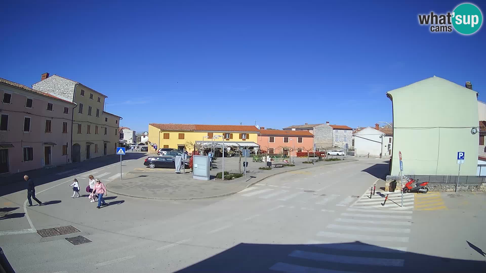 Bale Trg La Musa webcam – Istria – Croatia