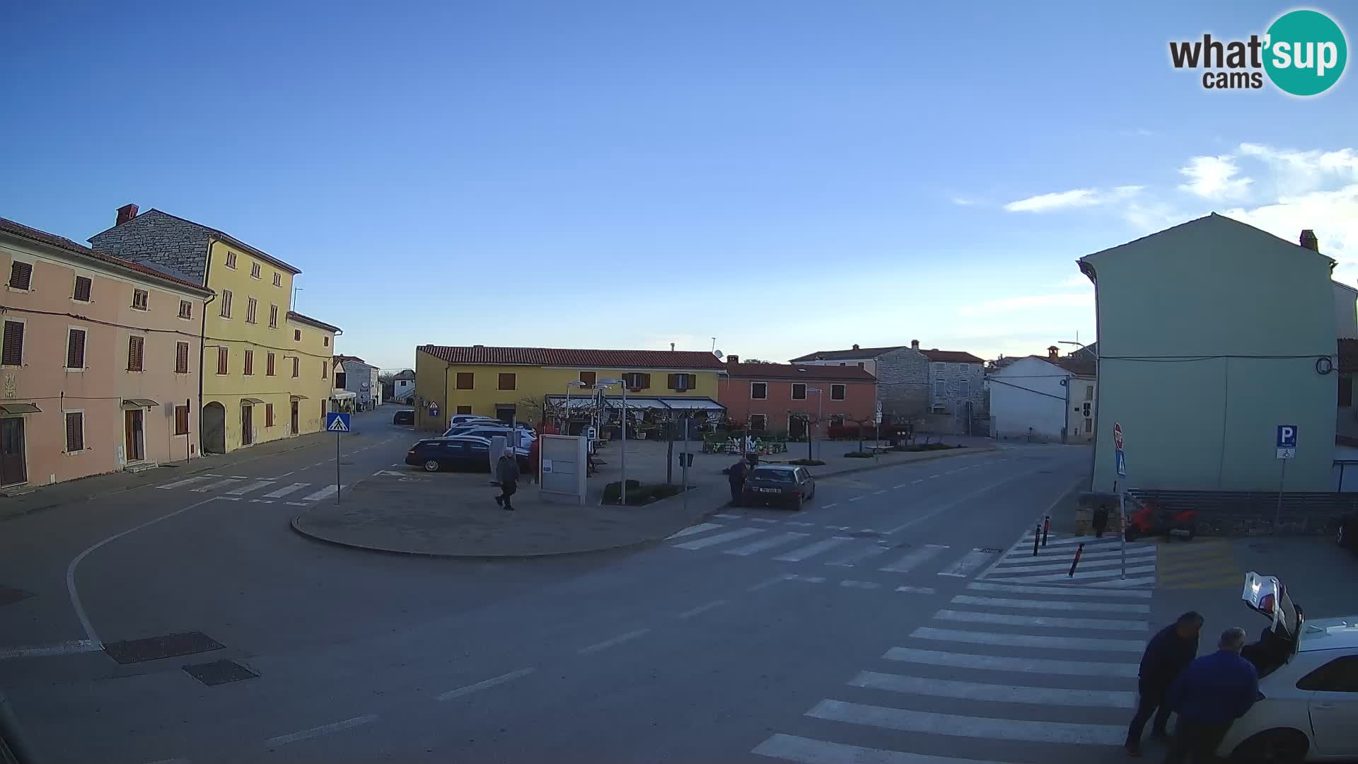 Bale, webcam de la place La Musa – Istrie – Croatie