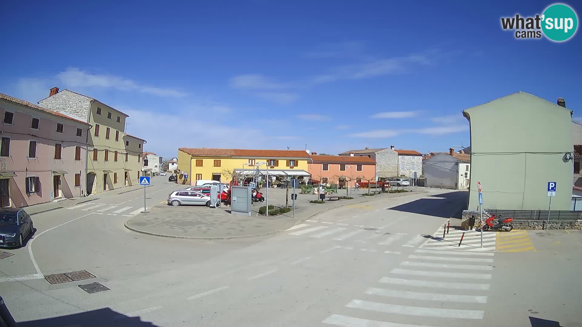 Bale, webcam de la plaza La Musa – Istria – Croacia