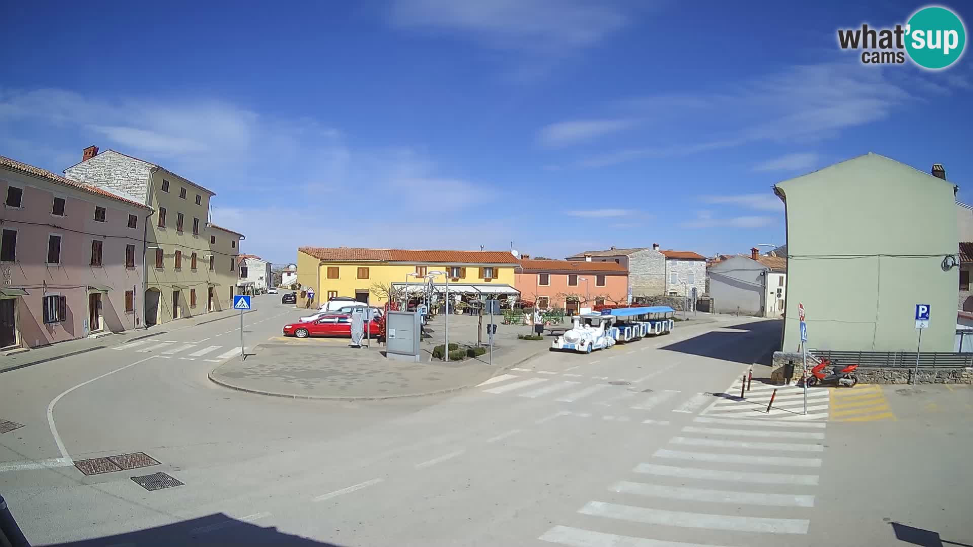 Bale, webcam de la place La Musa – Istrie – Croatie