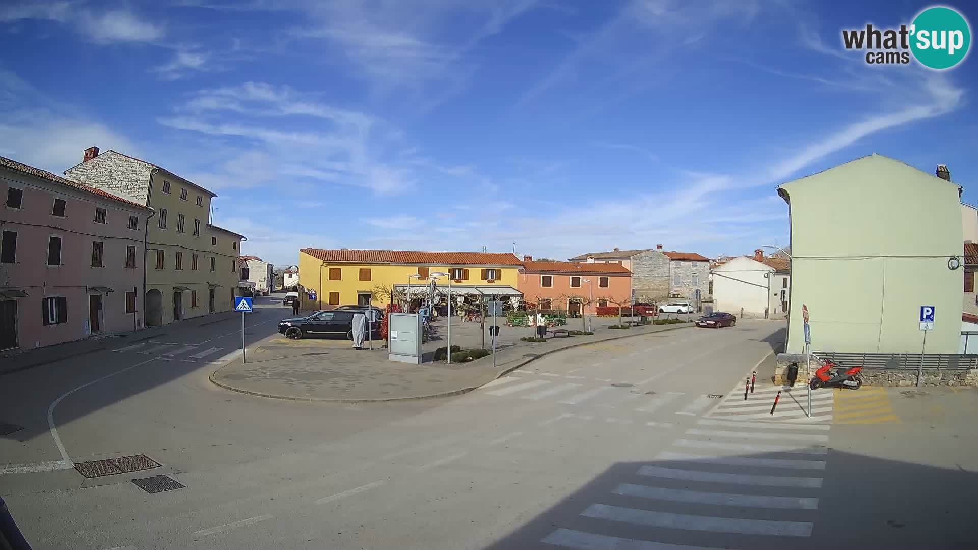 Bale, webcam de la place La Musa – Istrie – Croatie