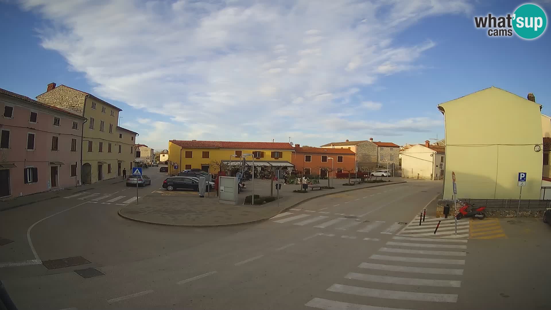 Bale, webcam de la place La Musa – Istrie – Croatie