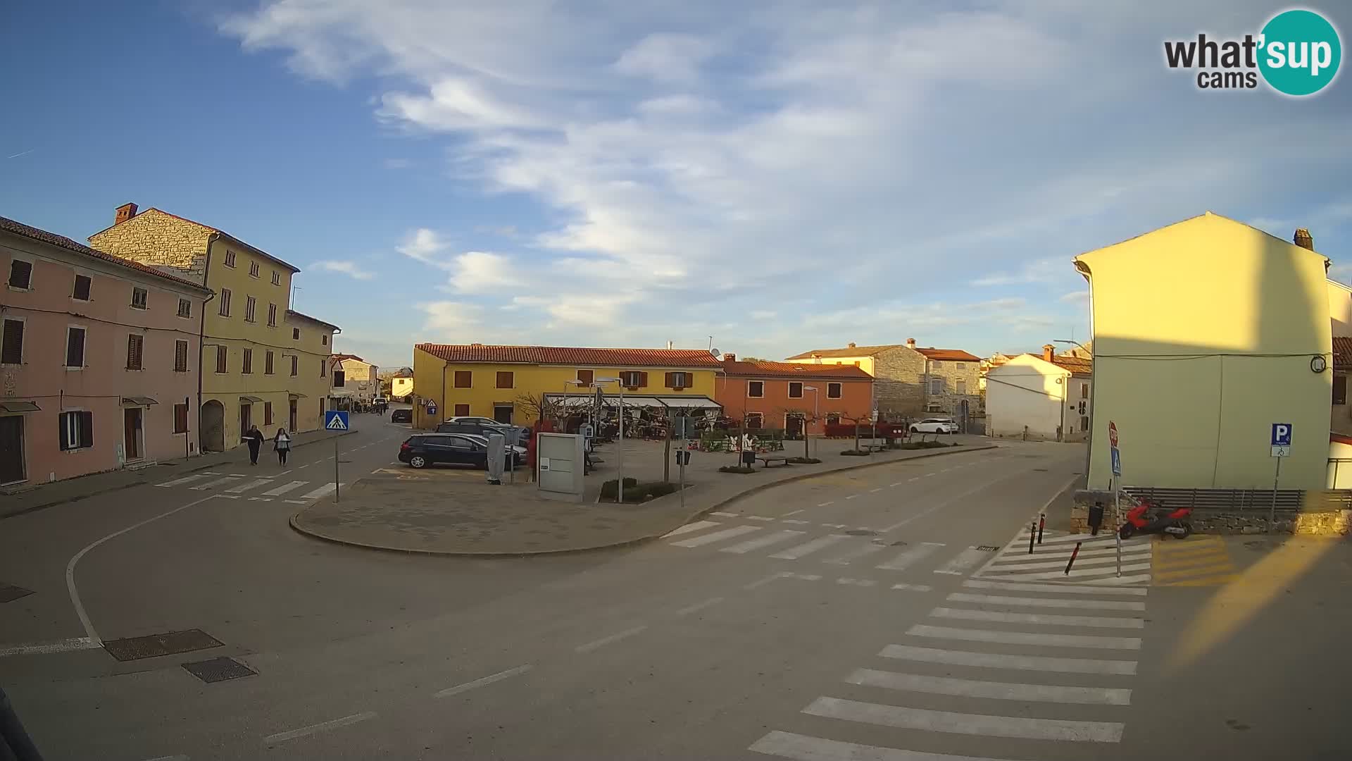 Bale, webcam de la place La Musa – Istrie – Croatie