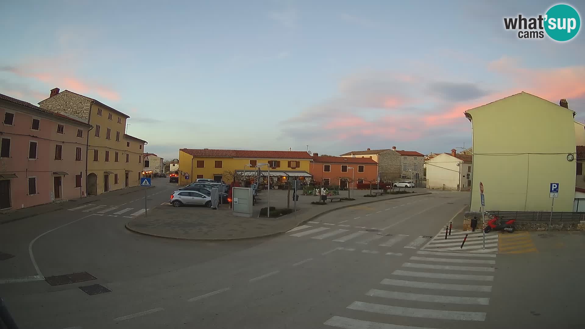 Bale, webcam de la plaza La Musa – Istria – Croacia