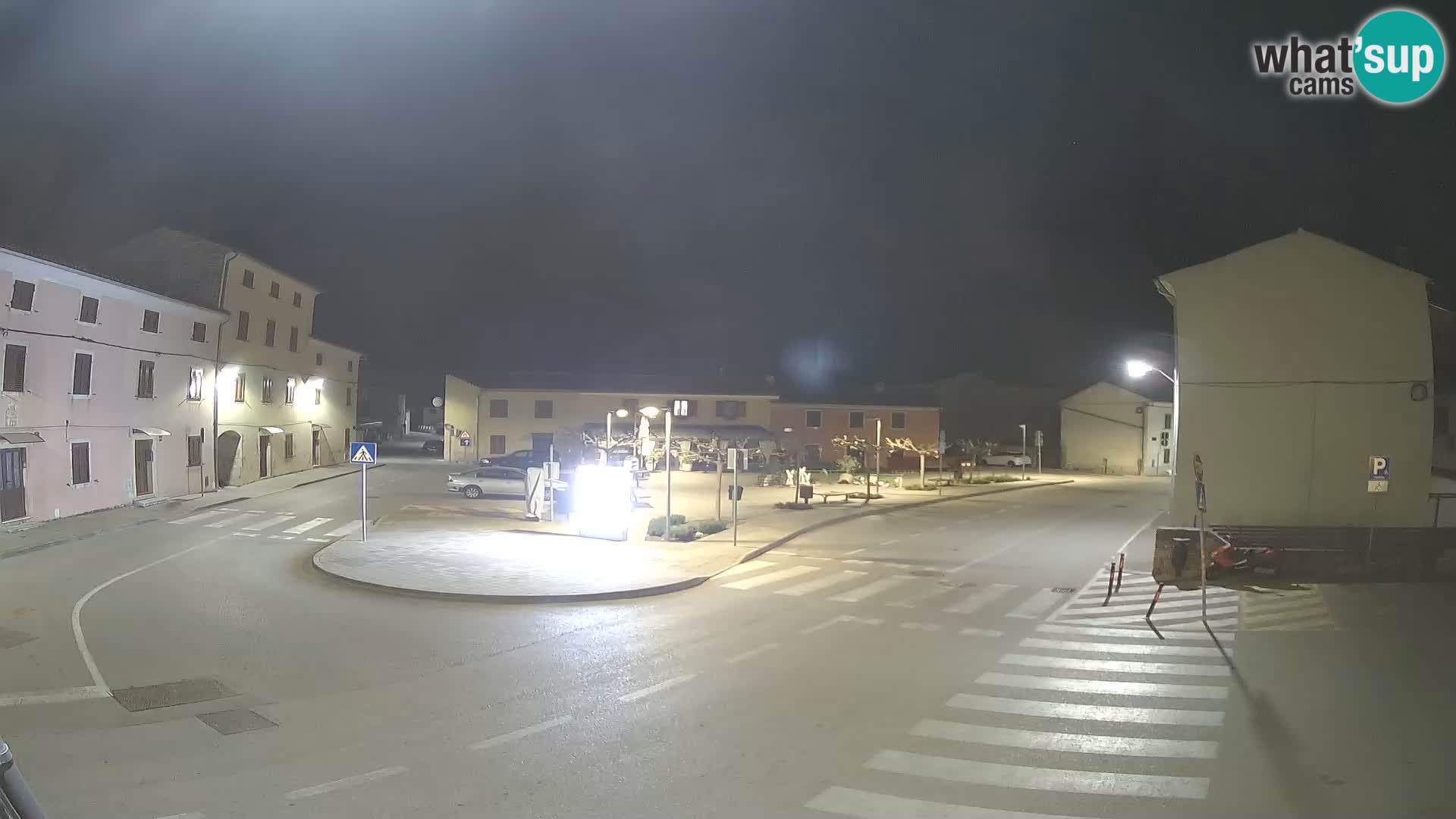 Bale, webcam de la place La Musa – Istrie – Croatie