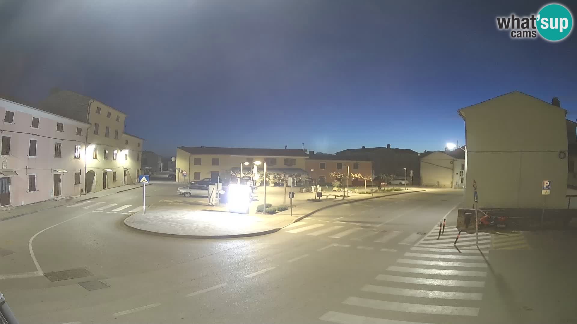 Bale, webcam de la place La Musa – Istrie – Croatie