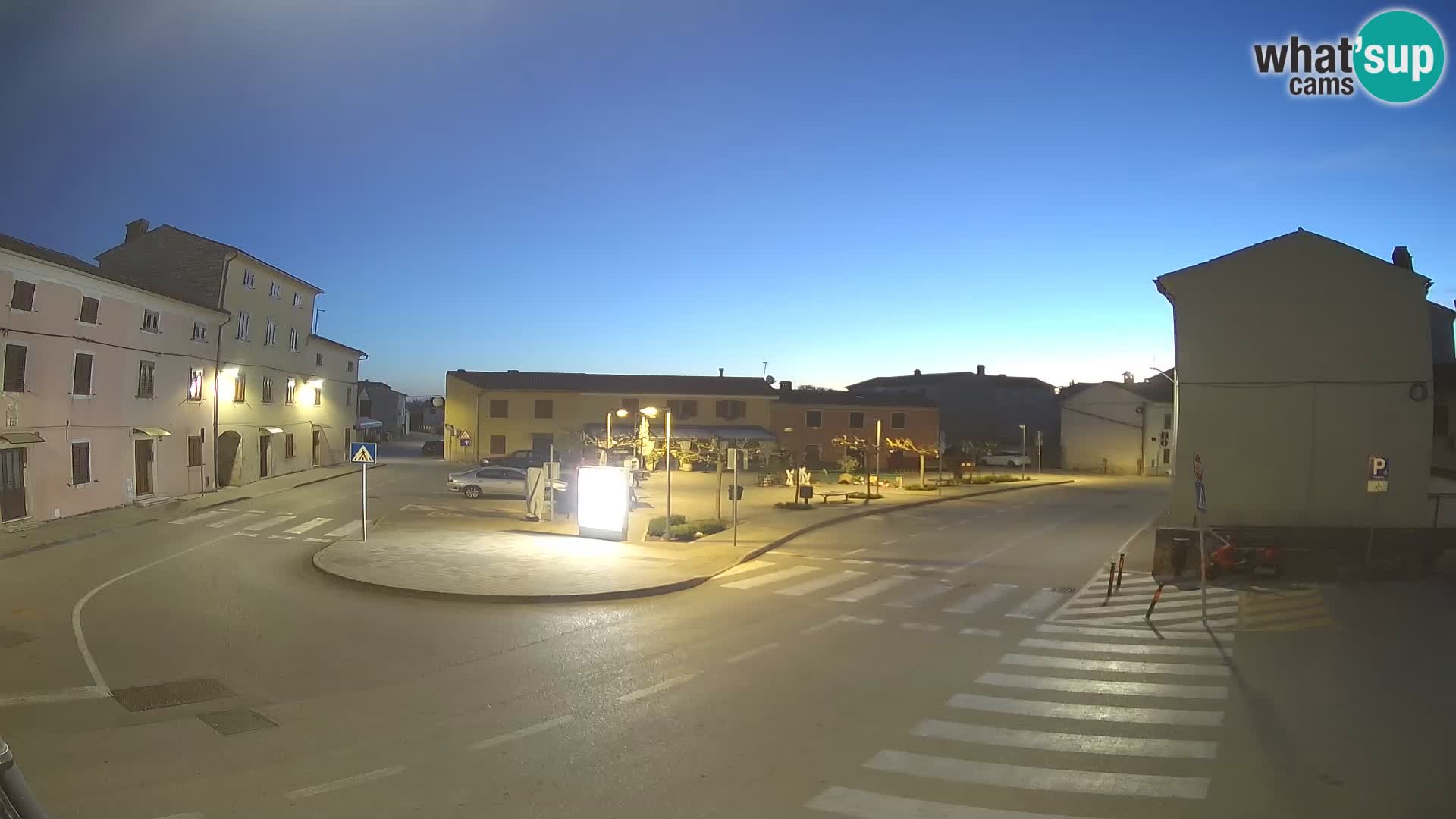 Bale, webcam de la place La Musa – Istrie – Croatie