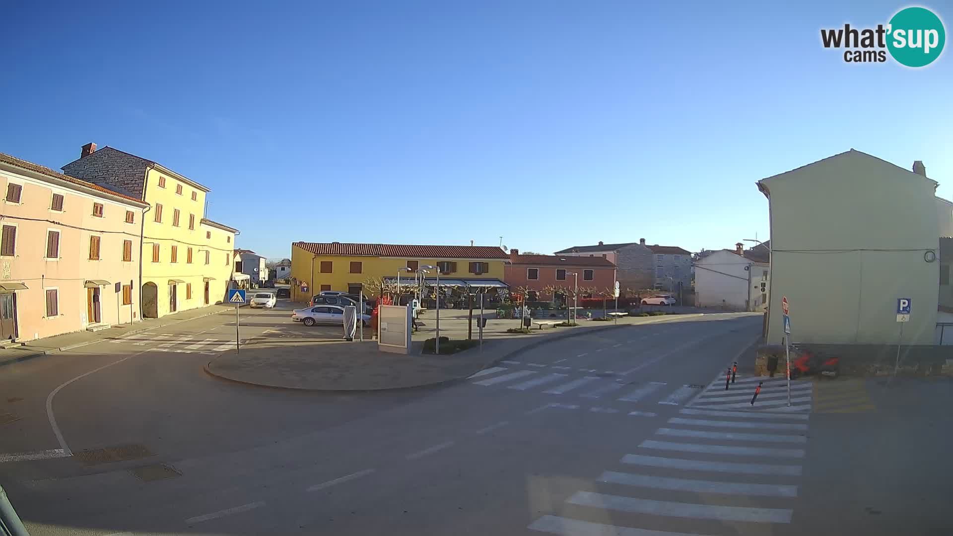 Bale, webcam de la plaza La Musa – Istria – Croacia