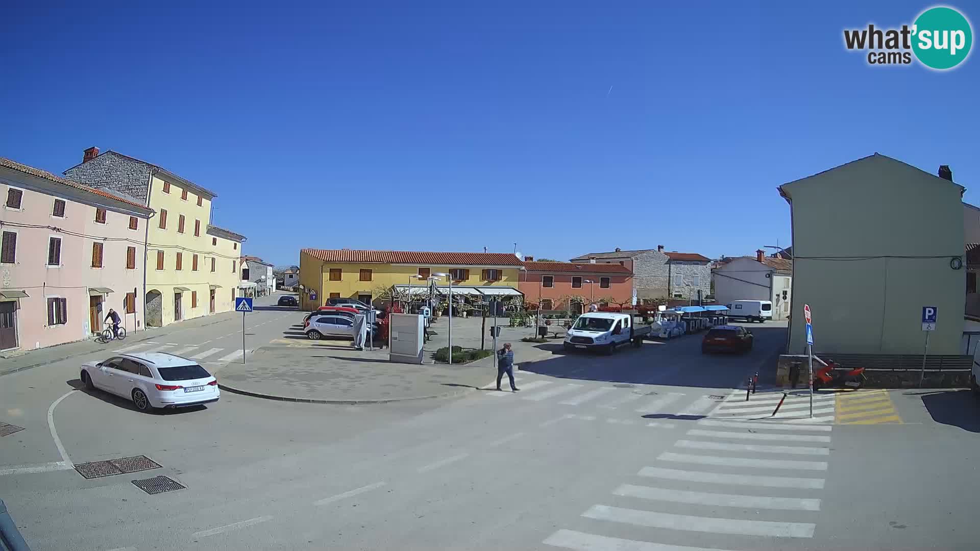 Bale, webcam de la plaza La Musa – Istria – Croacia