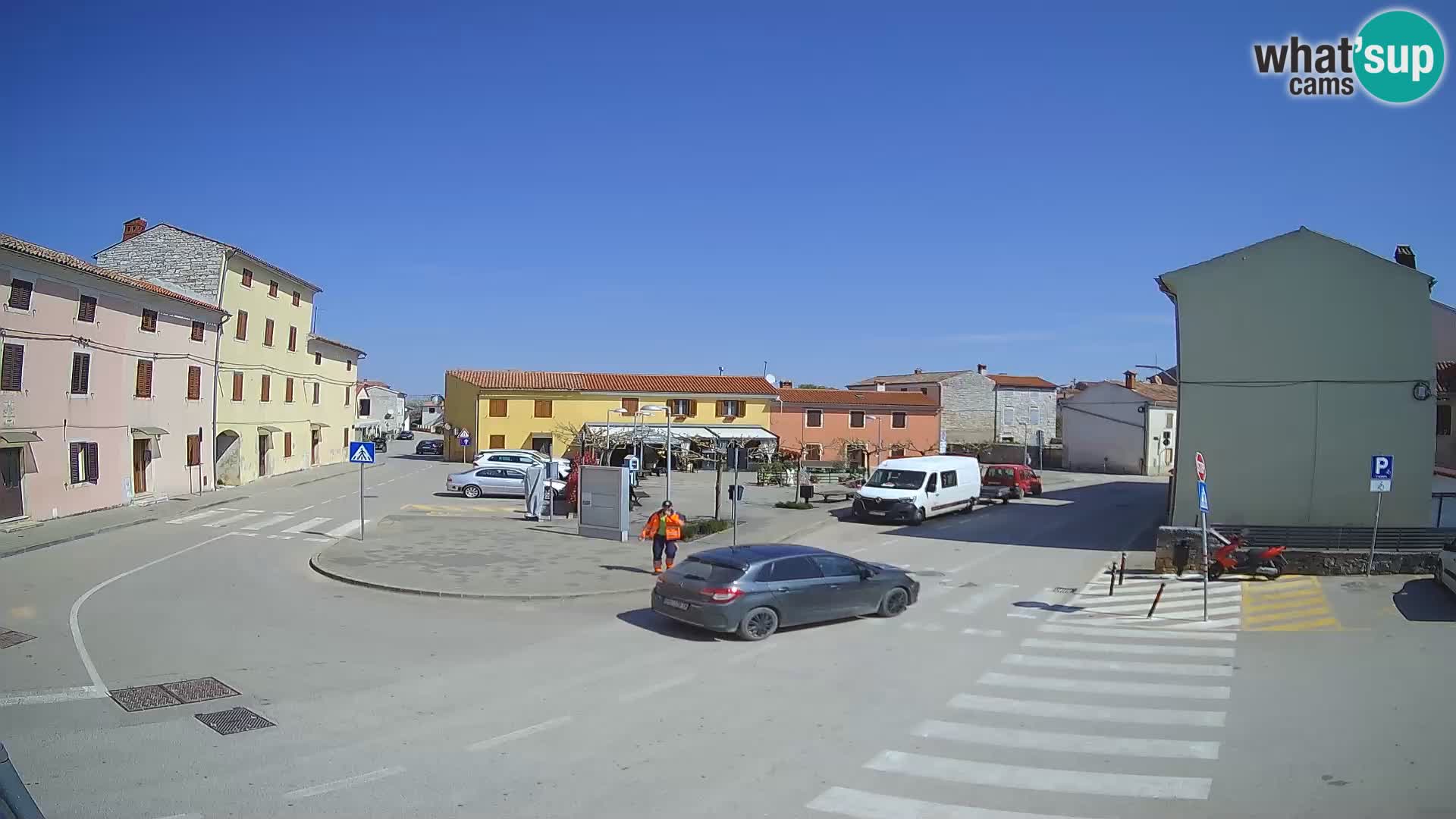 Bale, webcam de la plaza La Musa – Istria – Croacia