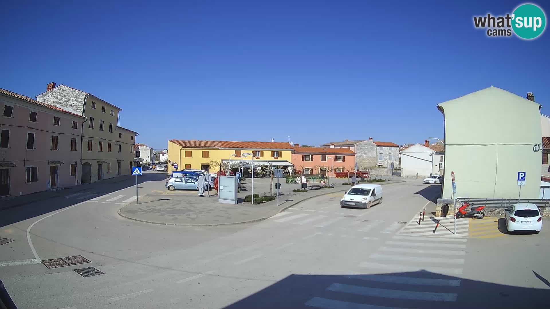 Bale, webcam de la plaza La Musa – Istria – Croacia