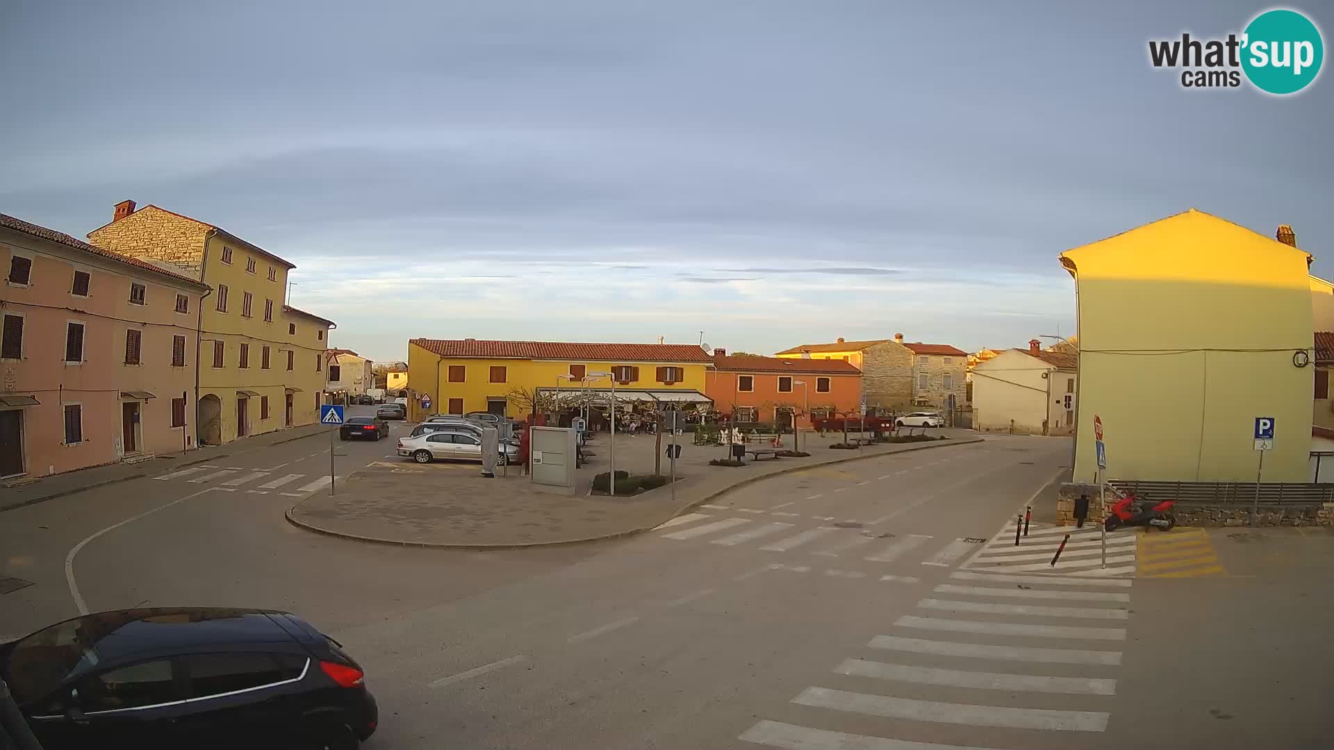 Bale, webcam de la place La Musa – Istrie – Croatie