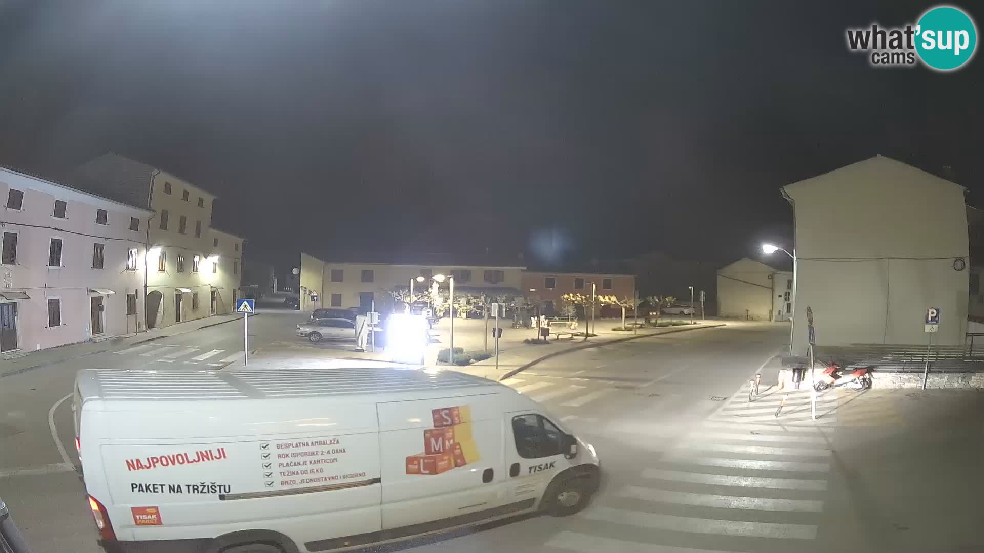 Bale, webcam de la place La Musa – Istrie – Croatie