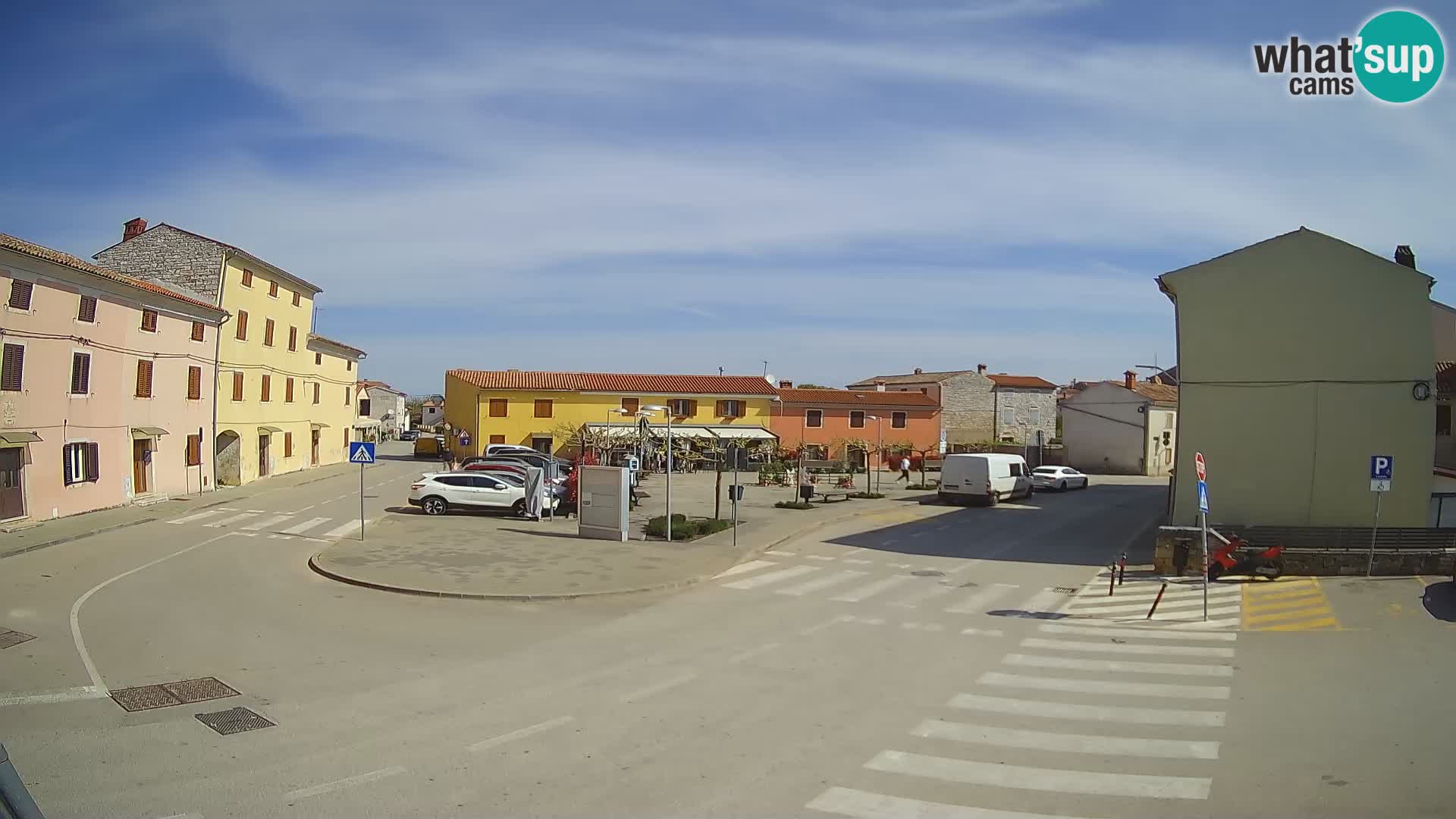 Bale, webcam de la plaza La Musa – Istria – Croacia