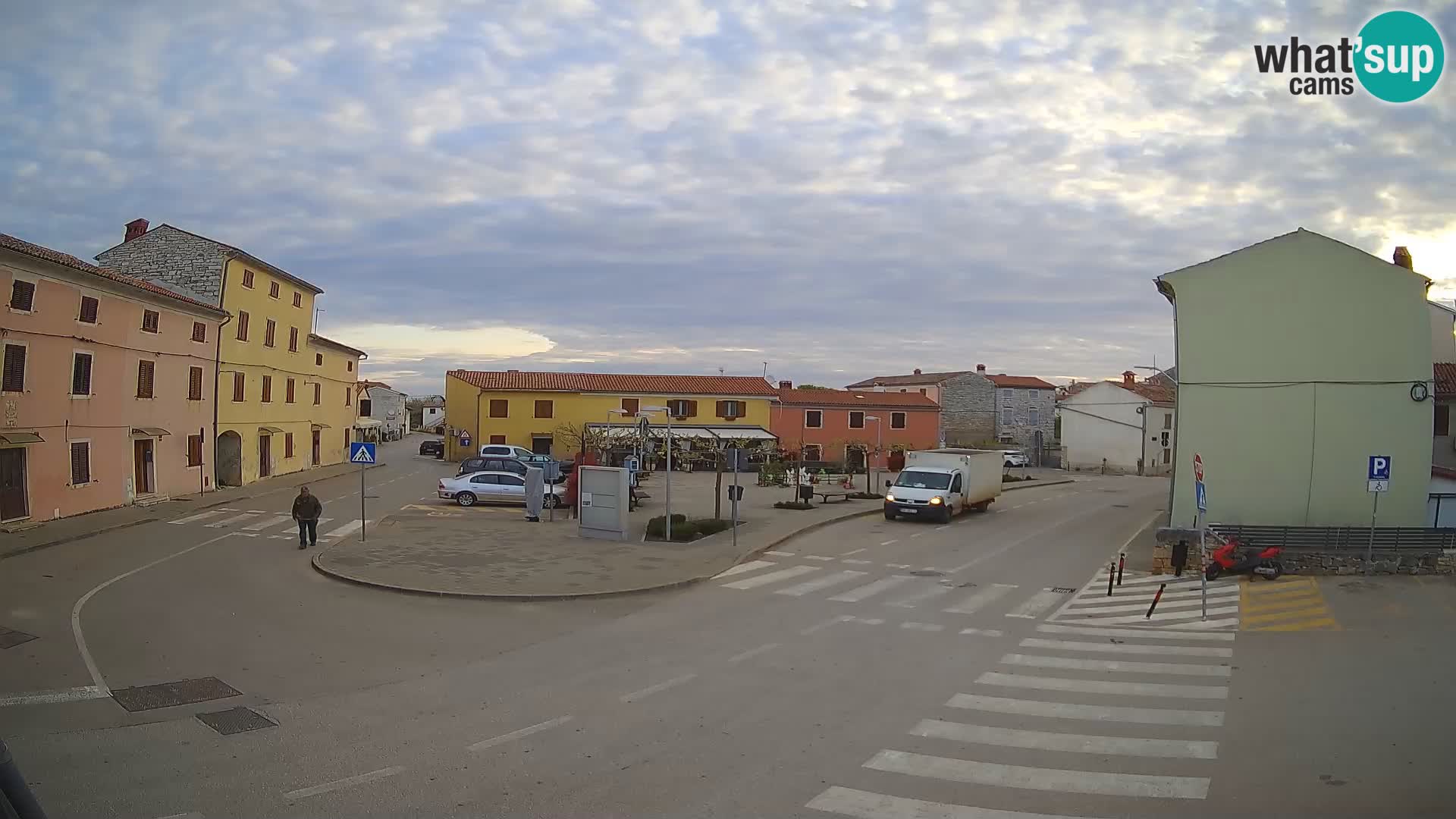 Bale, webcam de la place La Musa – Istrie – Croatie