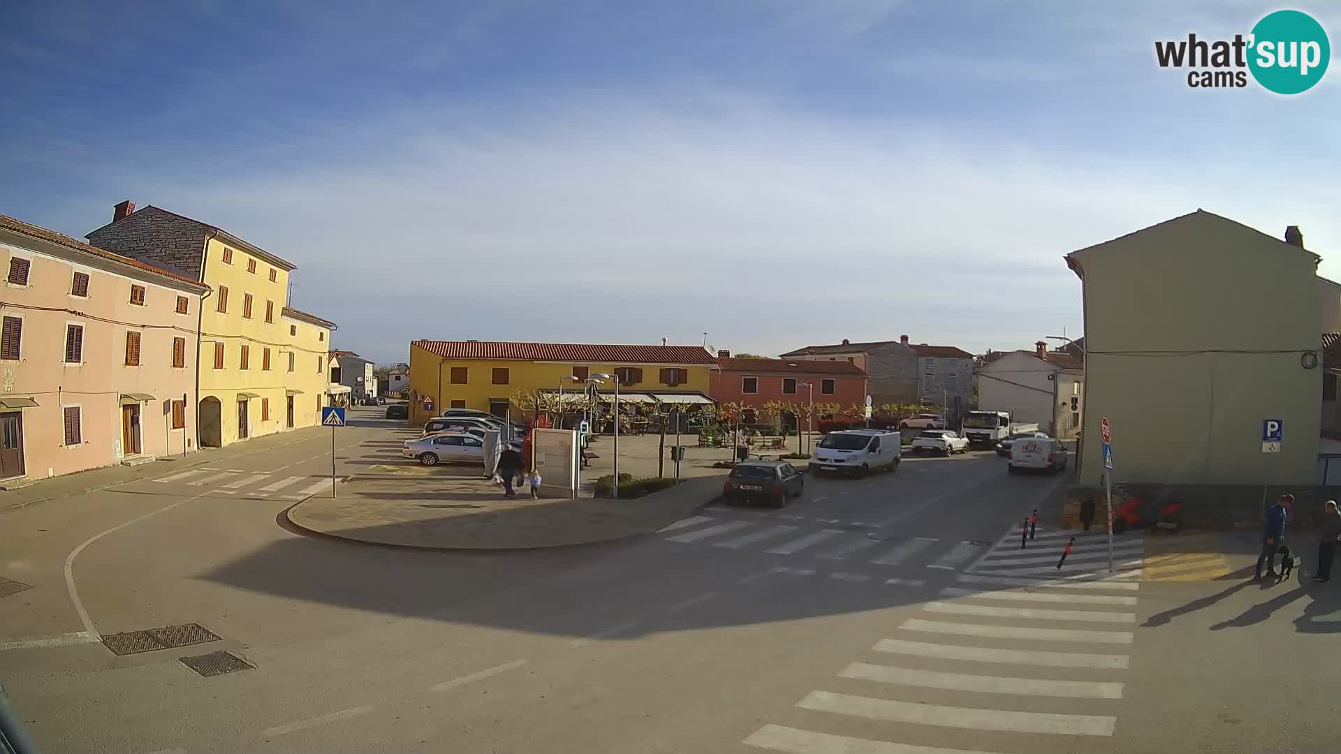 Bale, webcam de la place La Musa – Istrie – Croatie