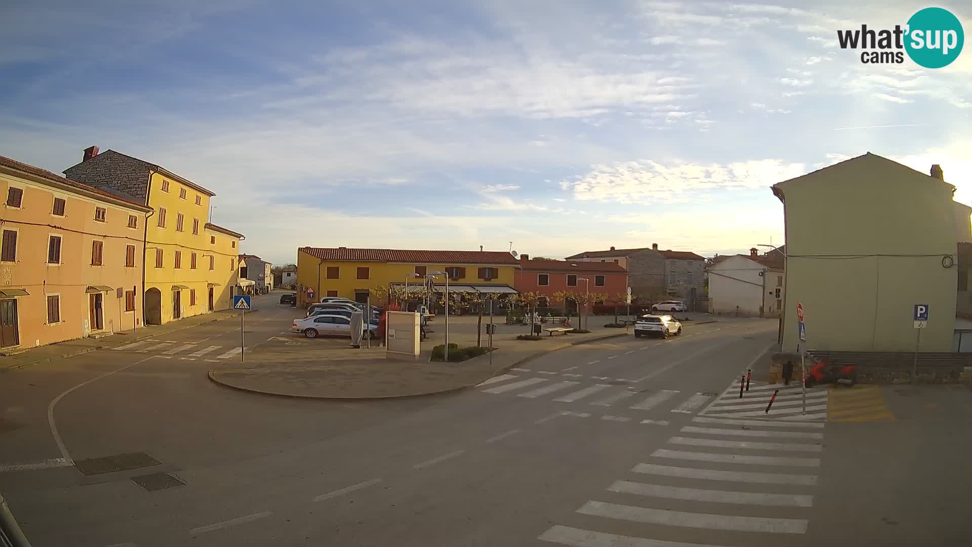 Bale, webcam de la place La Musa – Istrie – Croatie