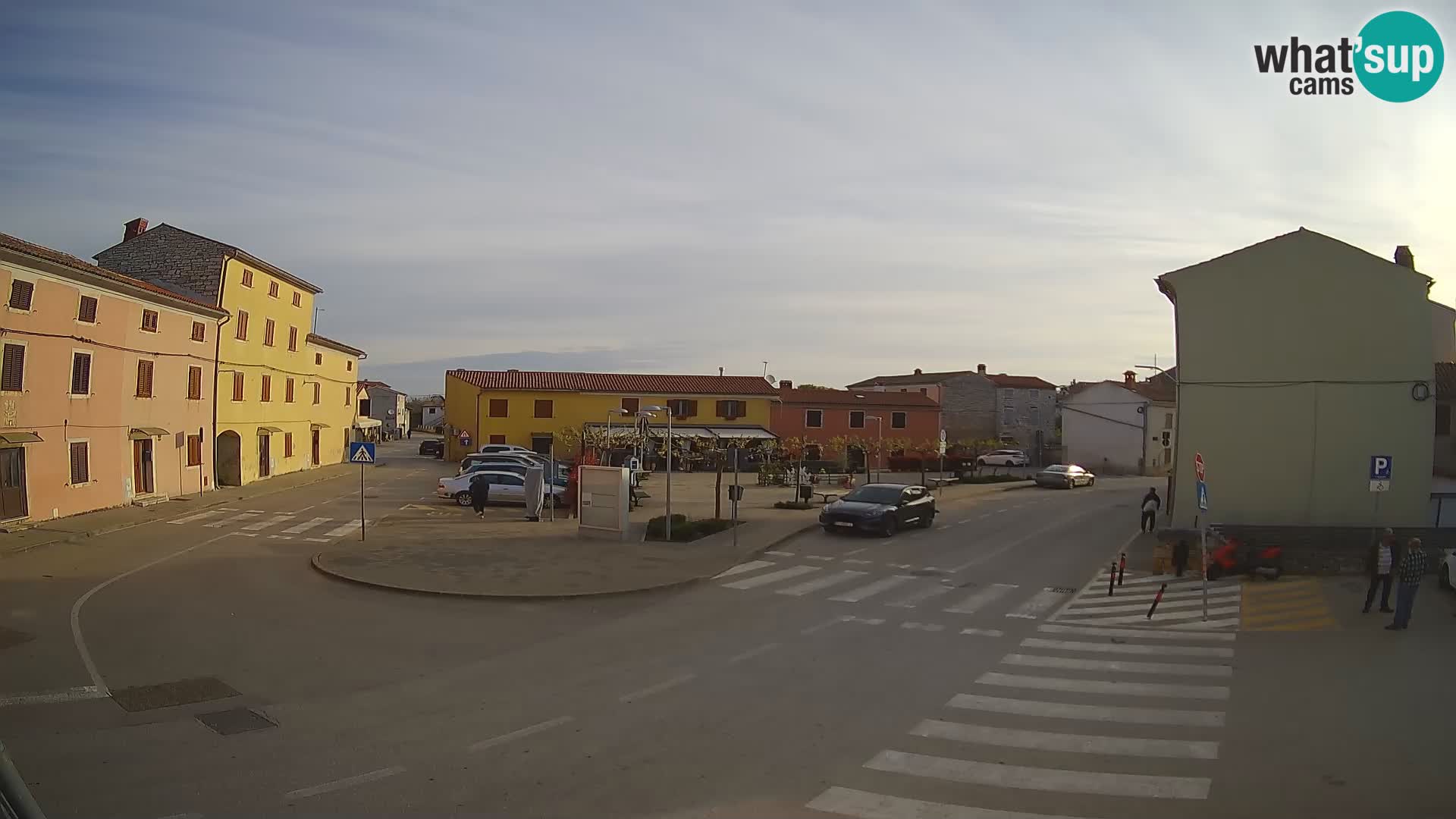 Bale, webcam de la place La Musa – Istrie – Croatie