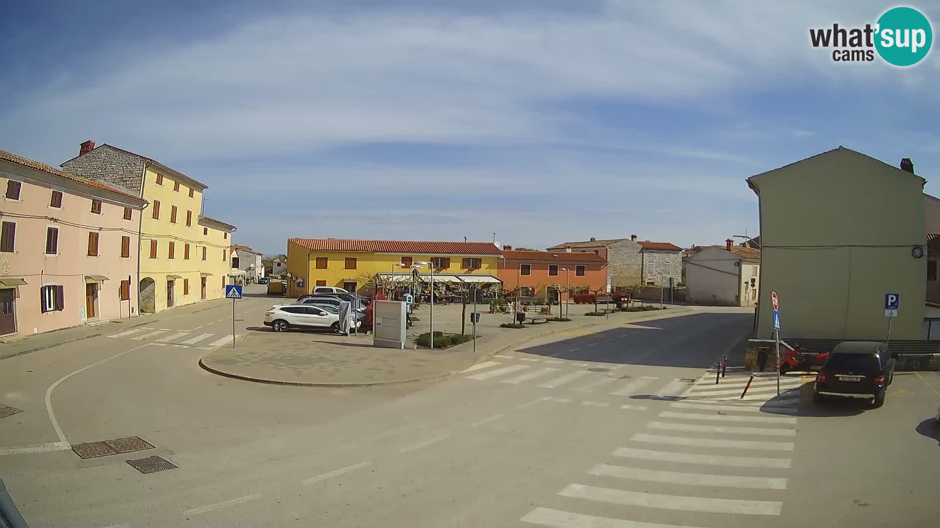 Bale, webcam de la place La Musa – Istrie – Croatie